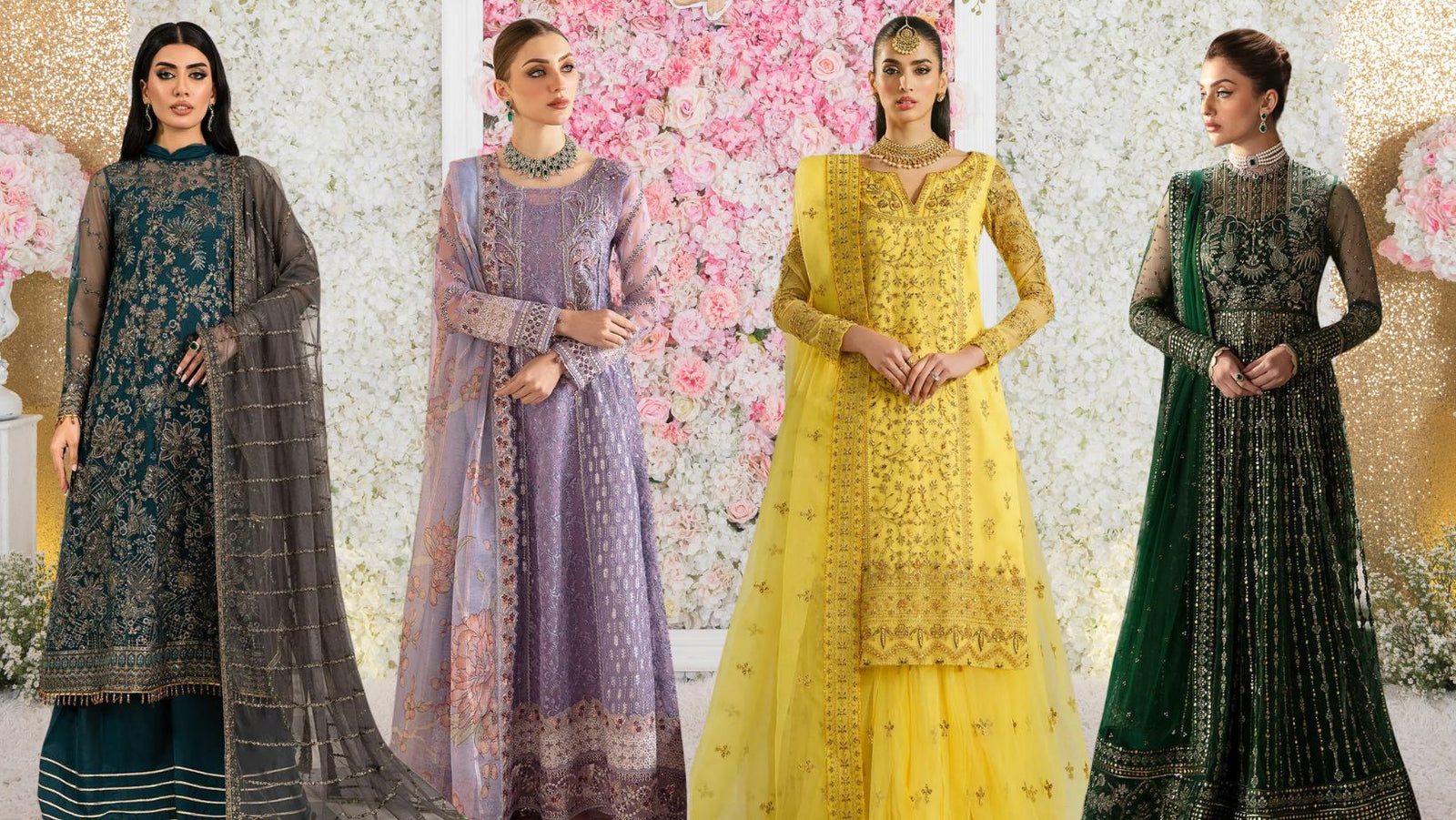 pakistani suits to attend wedding