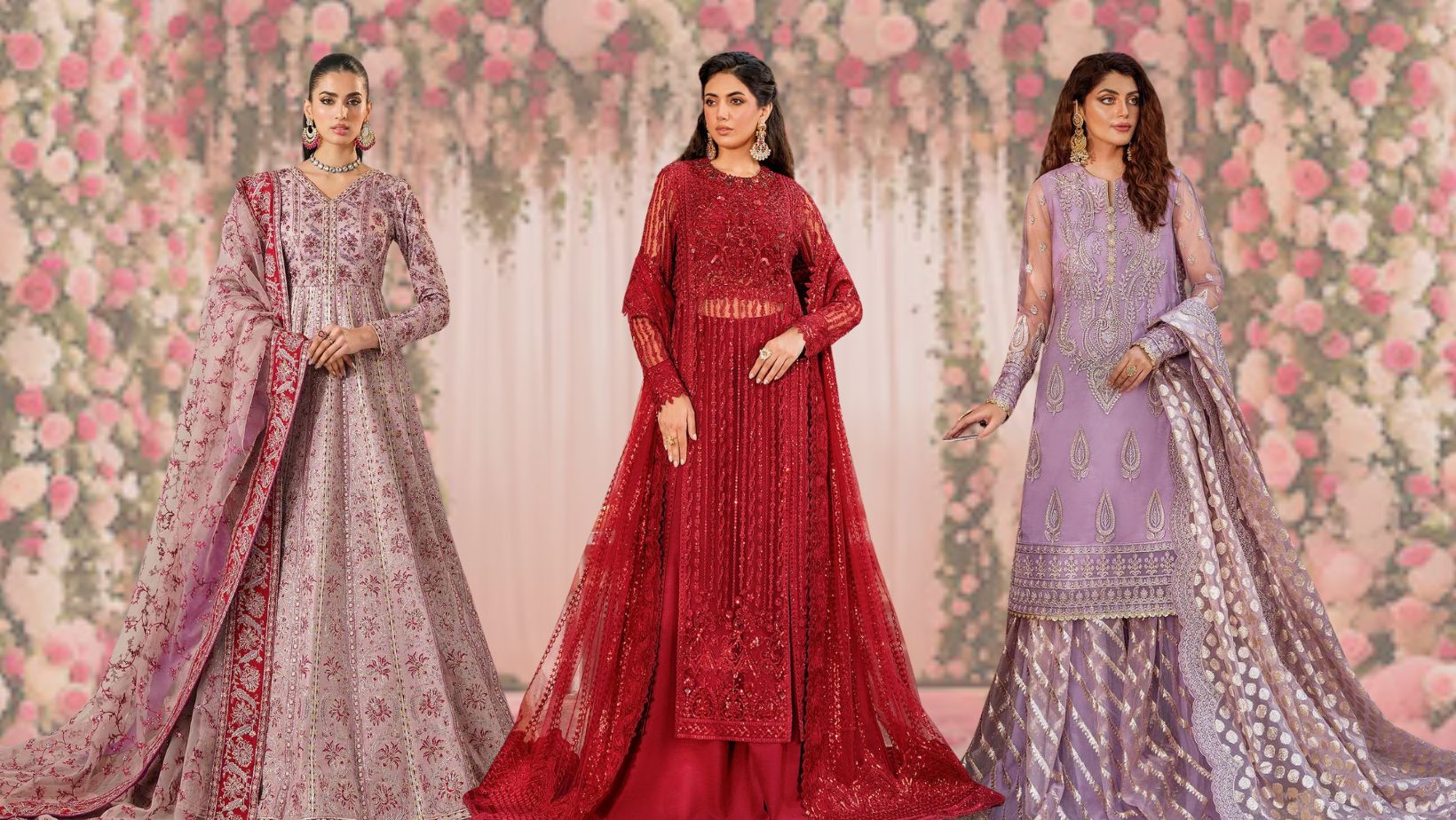 wedding wear pakistani outfits