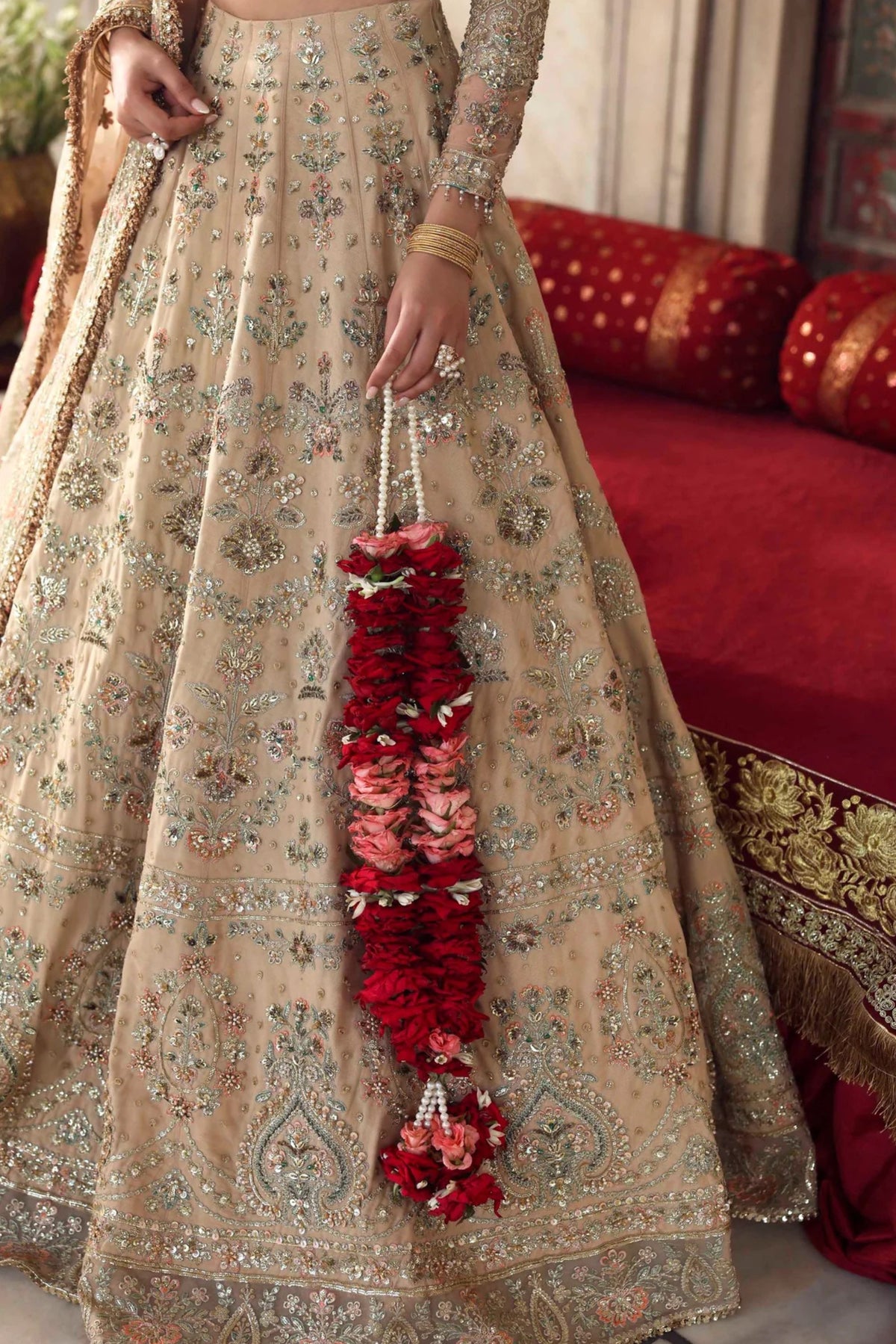 Women&#39;s Nikah Wear Lehenga Choli