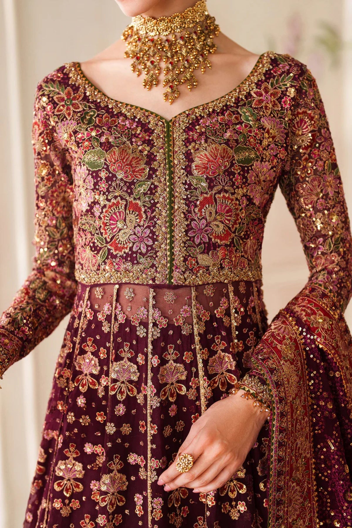 traditional Pakistani wedding outfit 2025