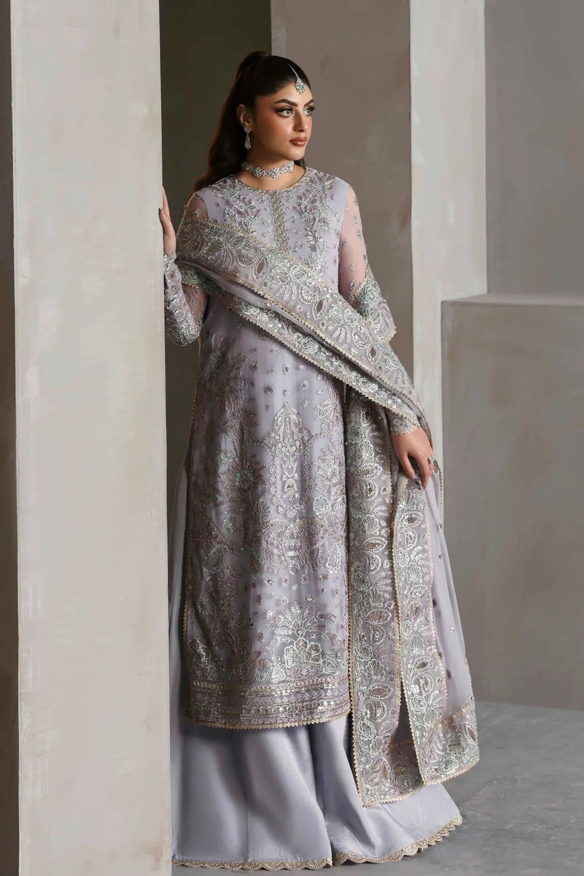 Fancy Pakistani Party Wear Sharara