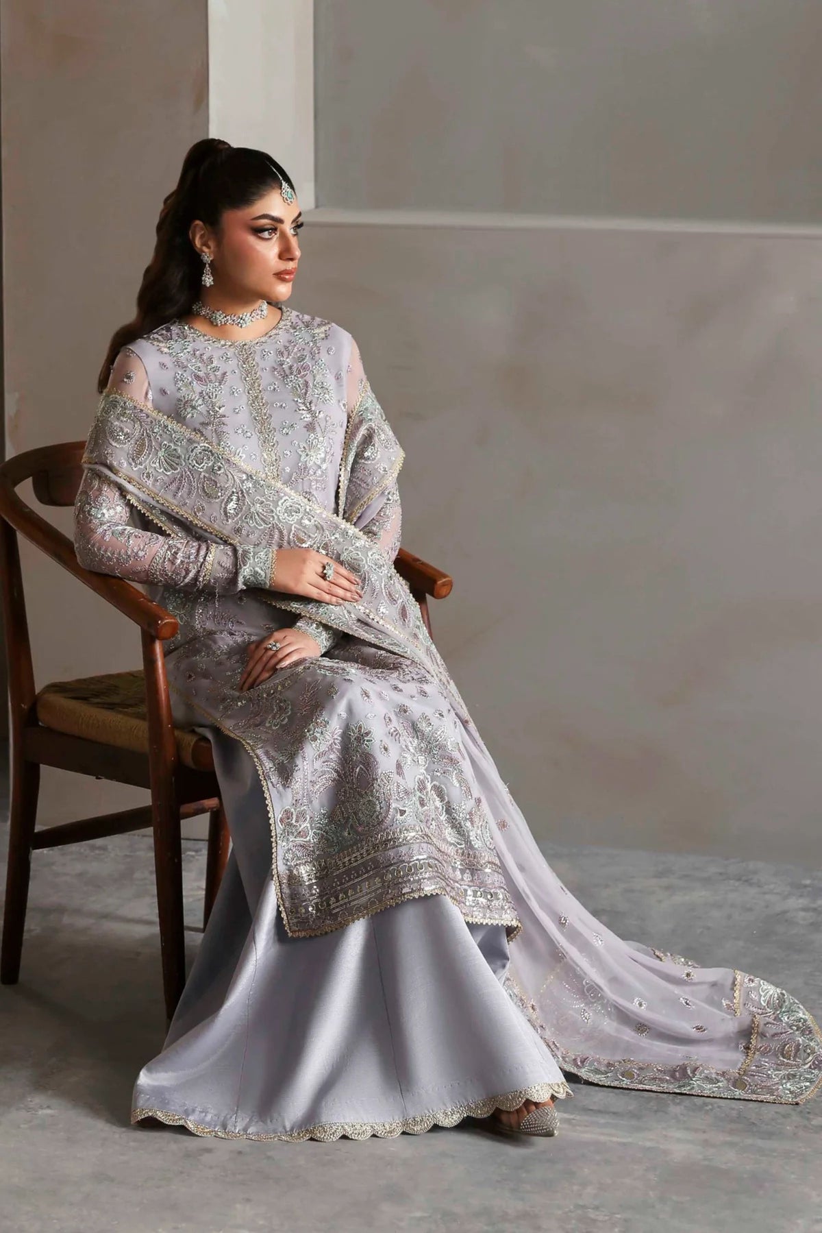 Fancy Pakistani Party Wear Sharara