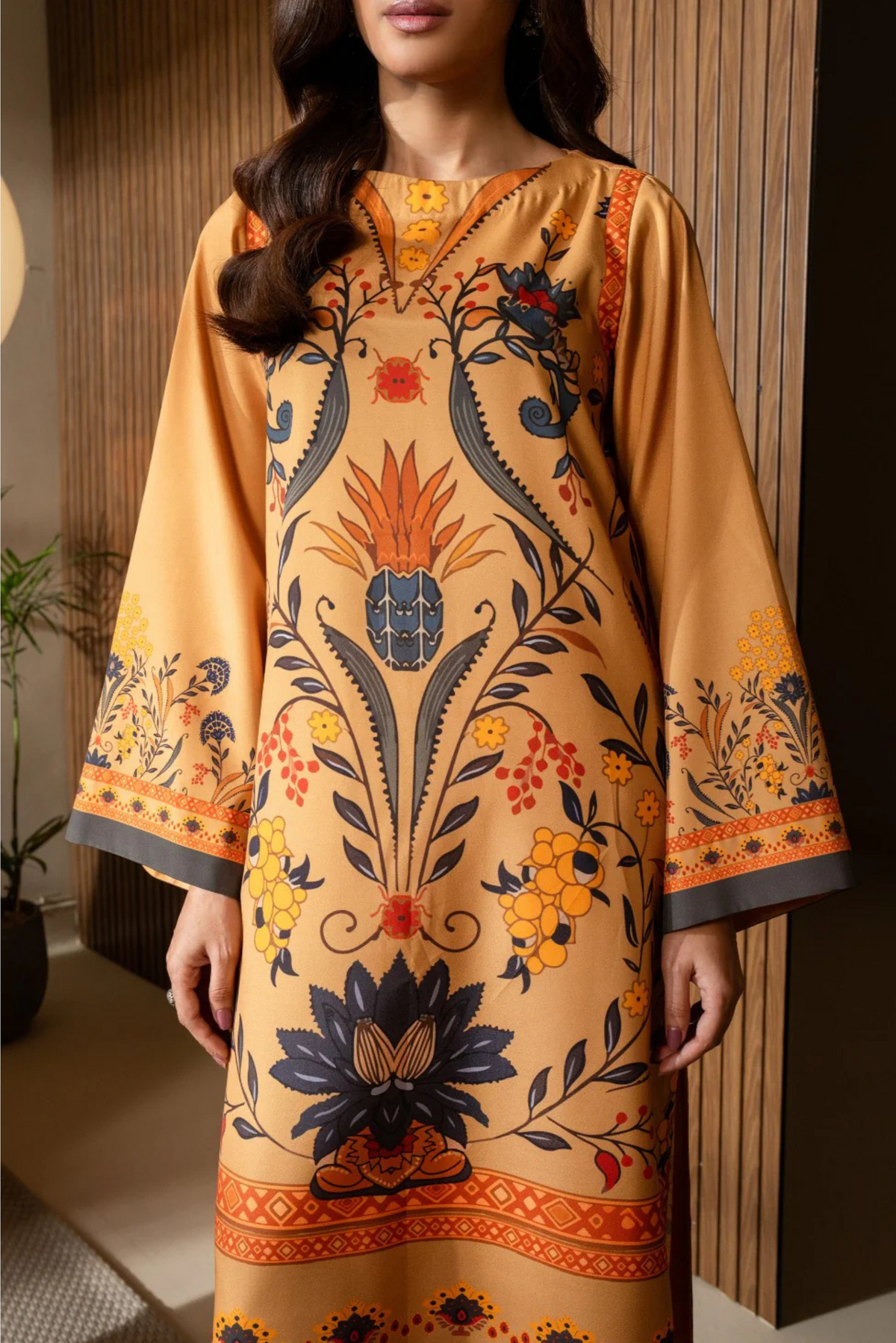 Pakistani Printed Silk 3PC