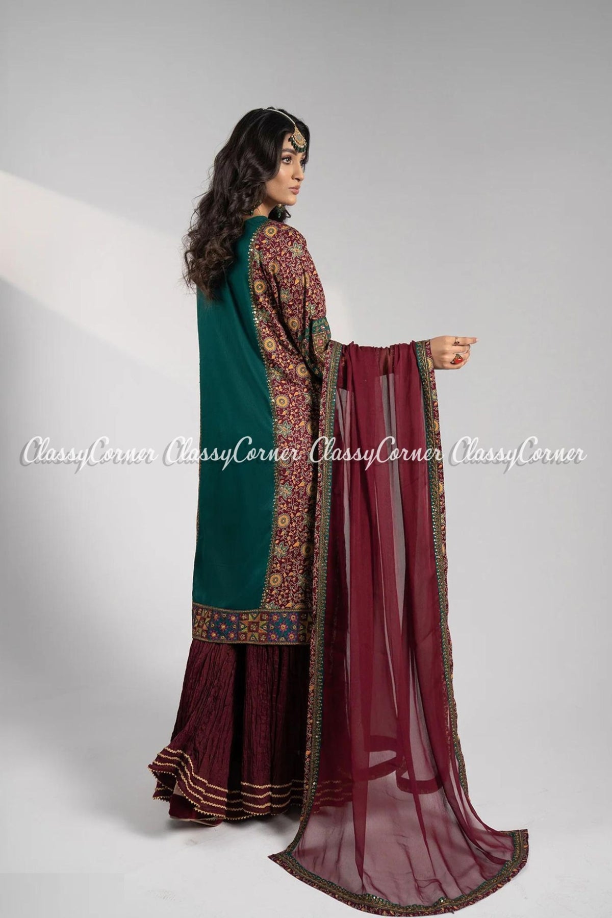 Pakistani wedding Sharara suits