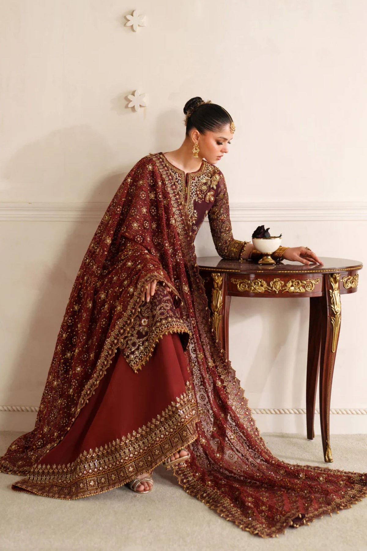 Pakistani Chiffon Bridal Outfits