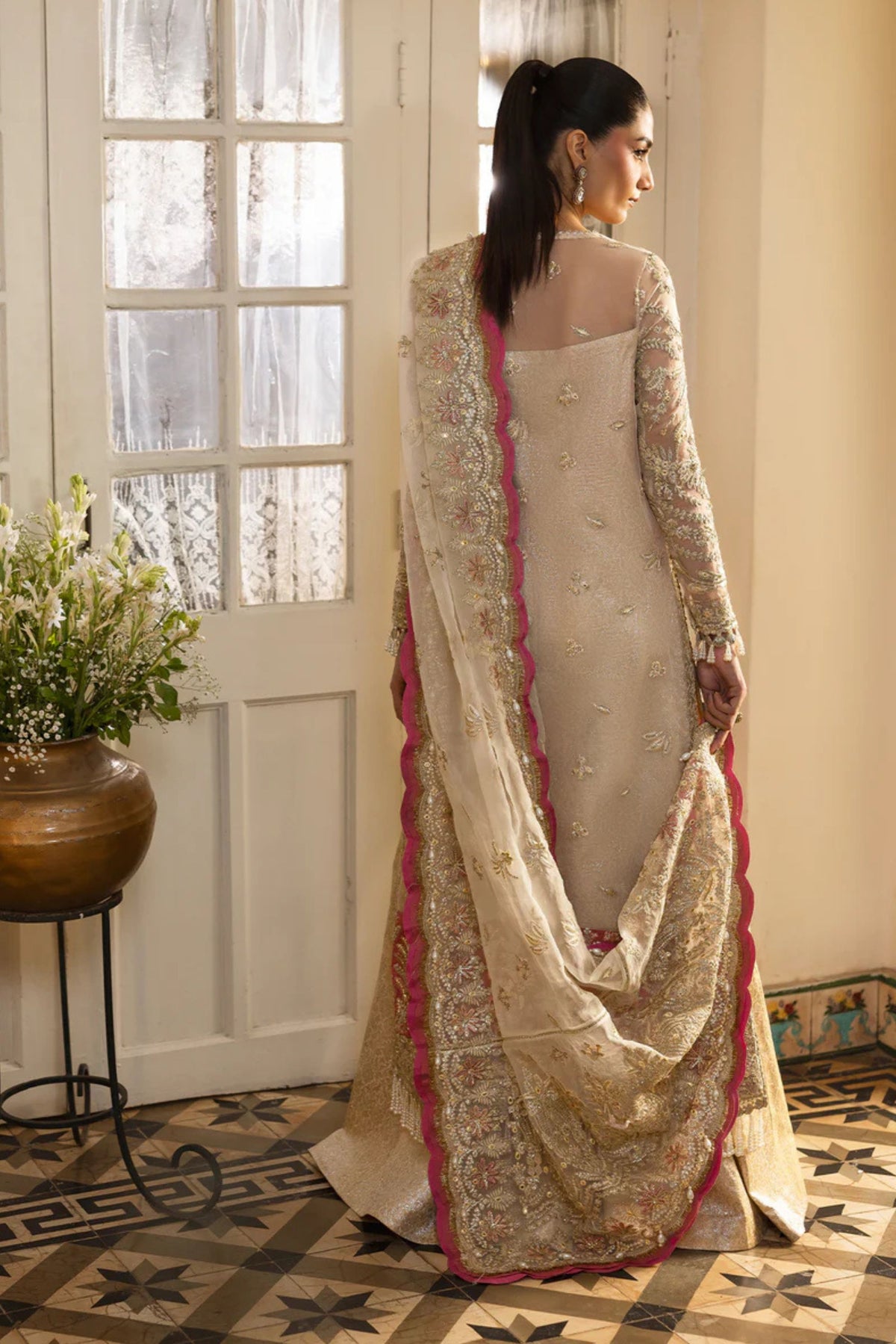 Customized Bridal Wear Nikah Dress in USA