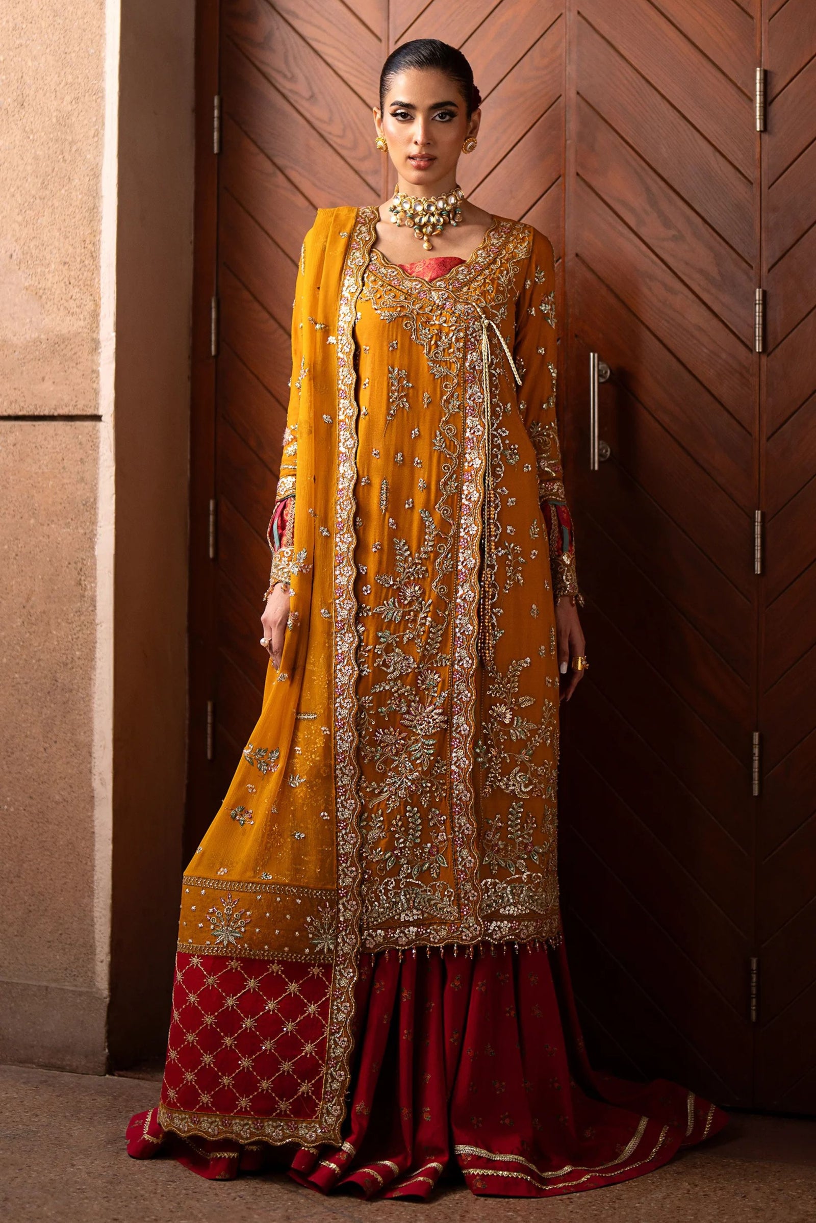 Pakistani Mehndi Wear Dress