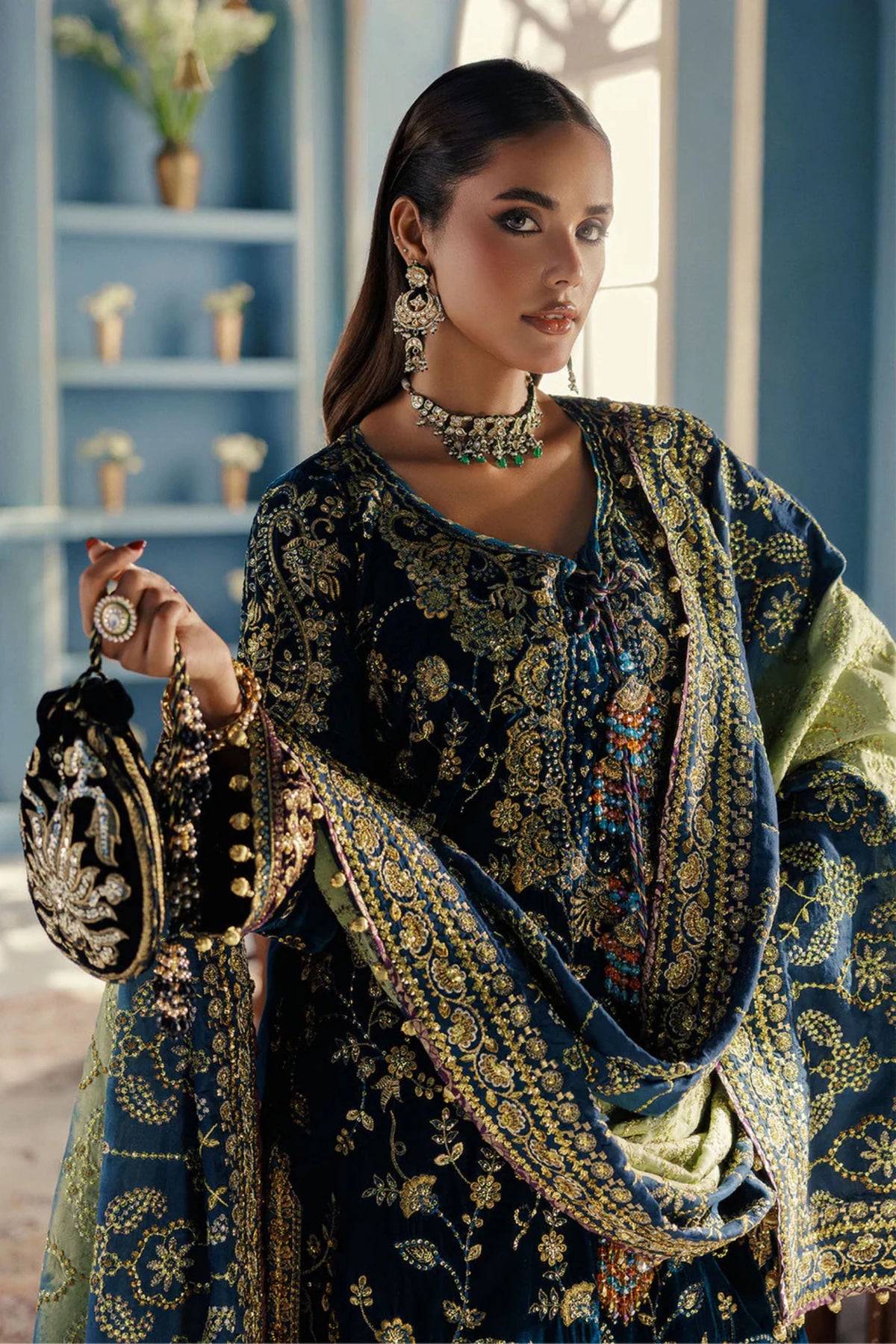 Luxury bridal maxi dress