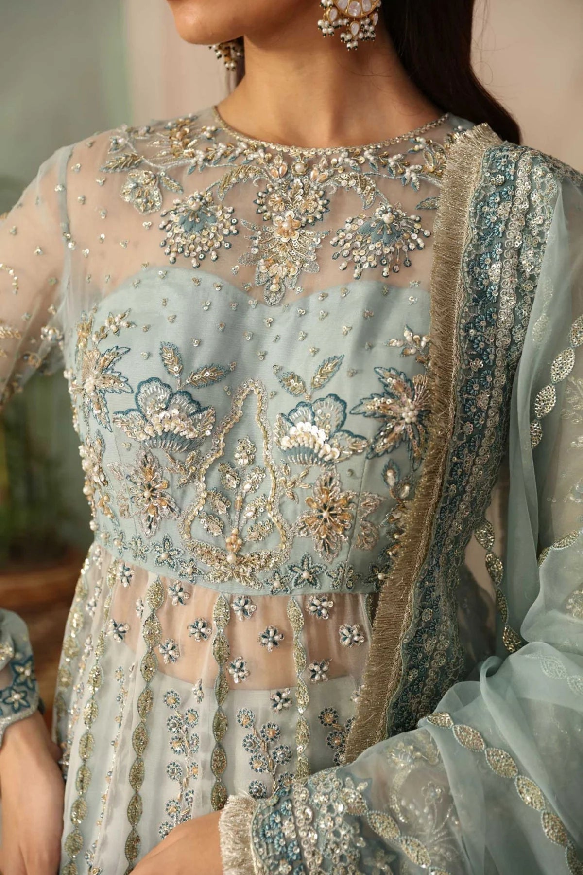 Traditional Pakistani Wedding Gown