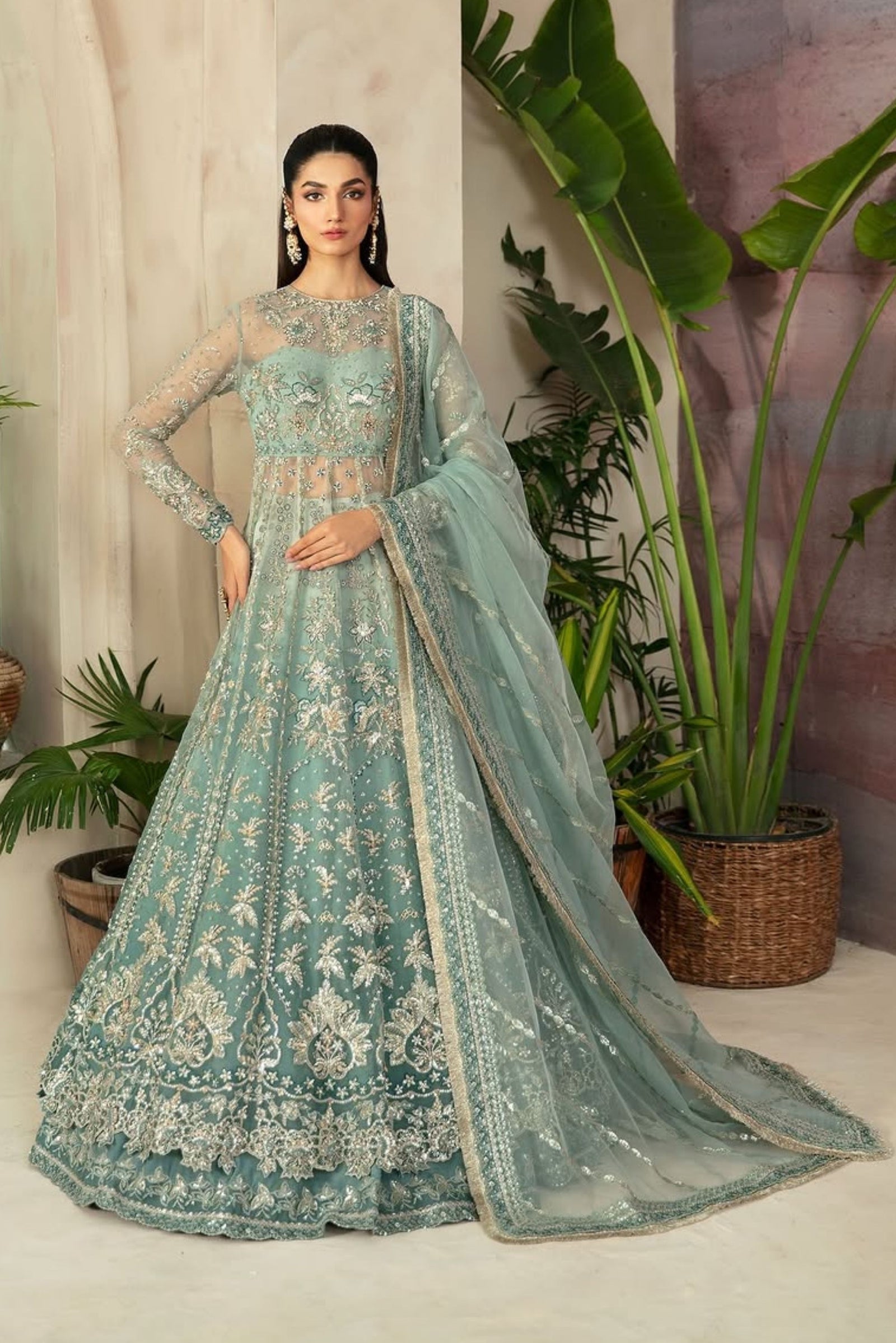 Traditional Pakistani Wedding Gown