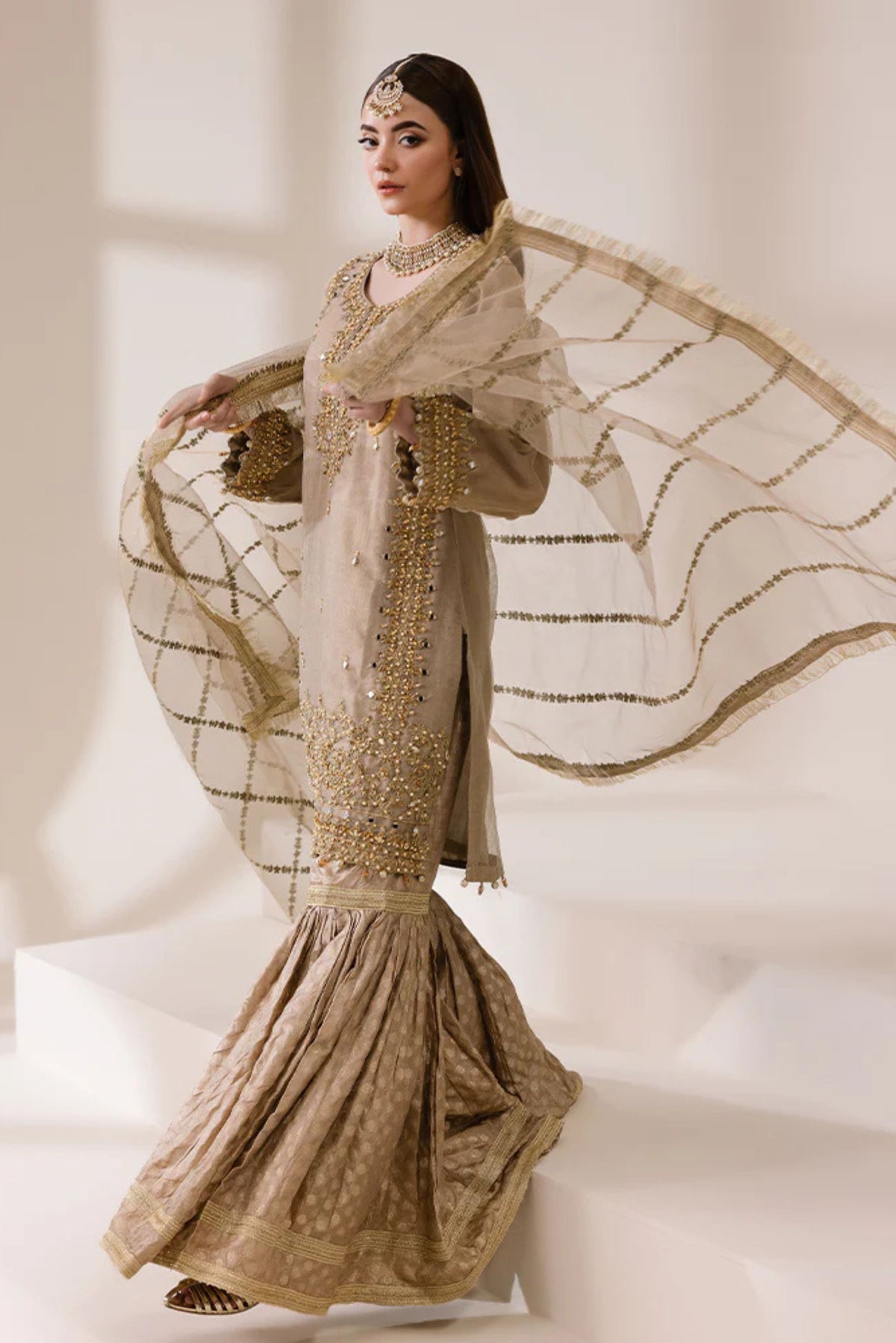 Dholki Night Wedding Outfit For Ladies