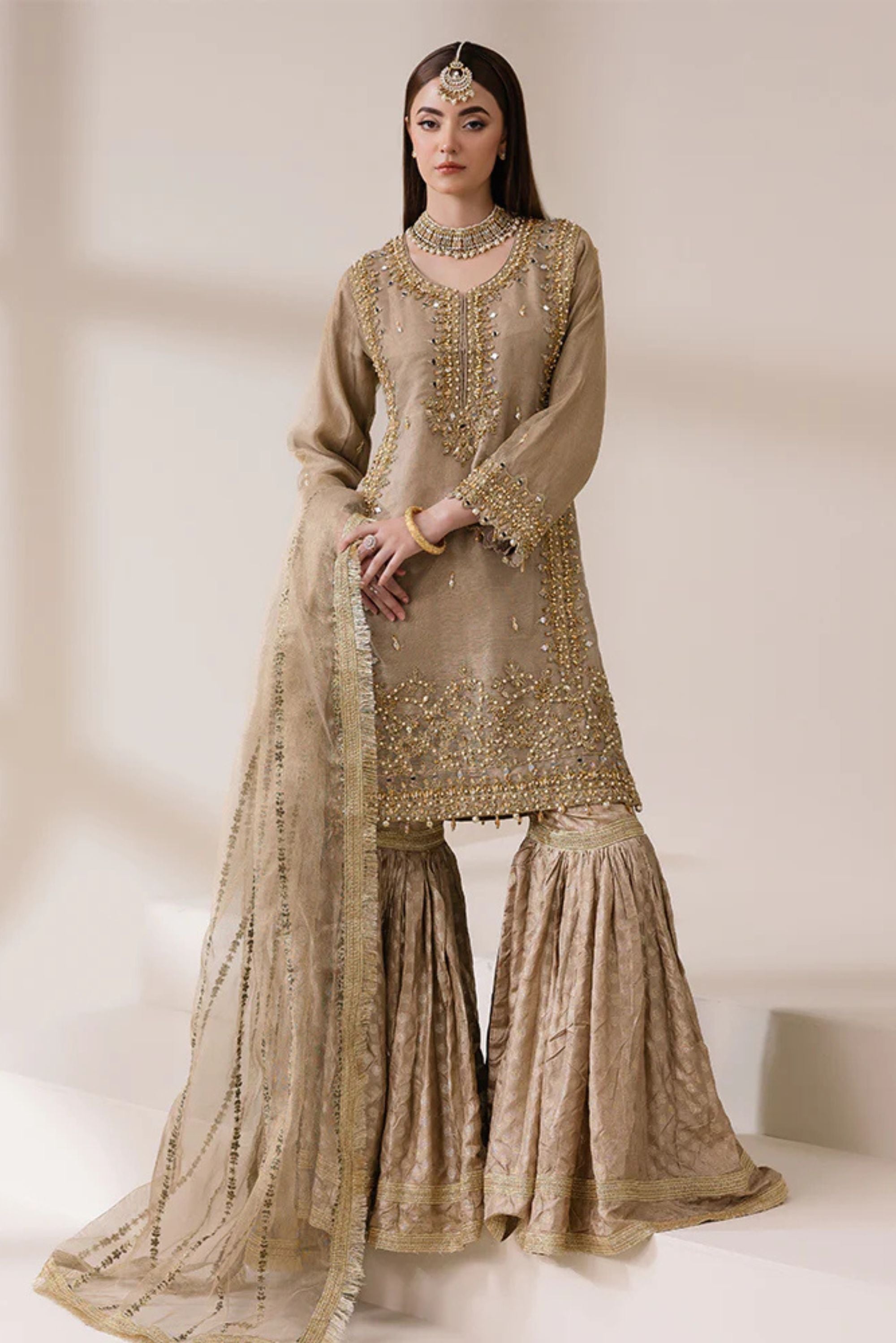 Dholki Night Wedding Outfit For Ladies