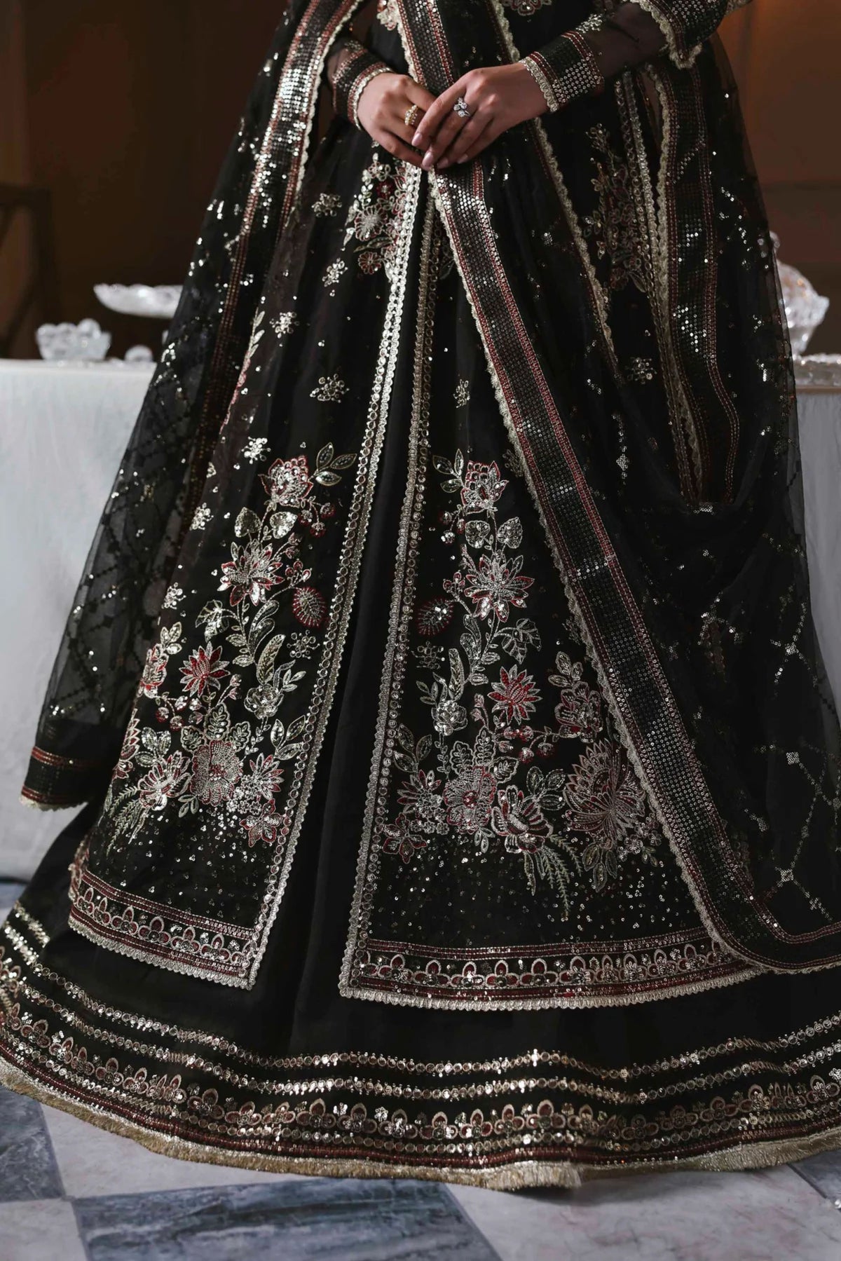 Pakistani Formal Wear Gown For Wedding