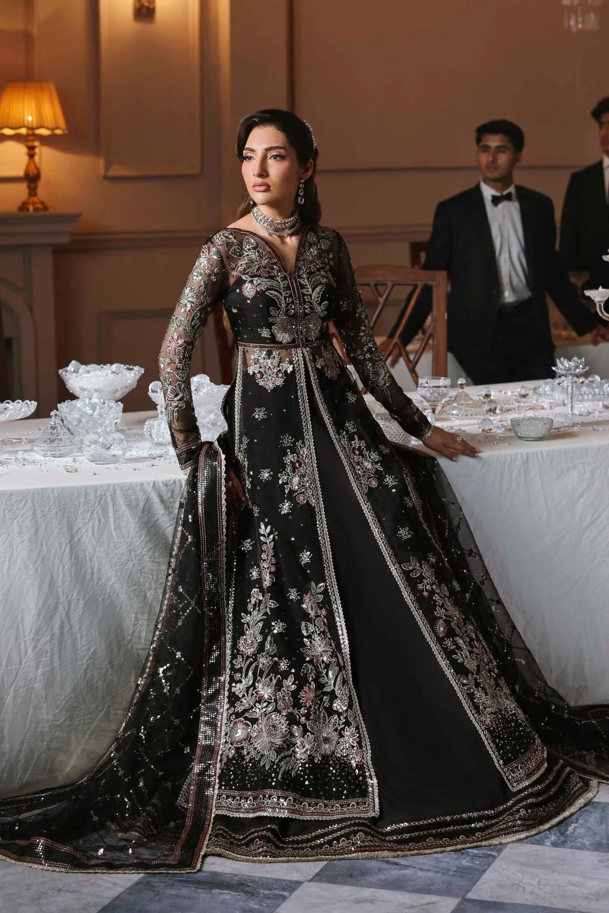Pakistani Formal Wear Gown For Wedding