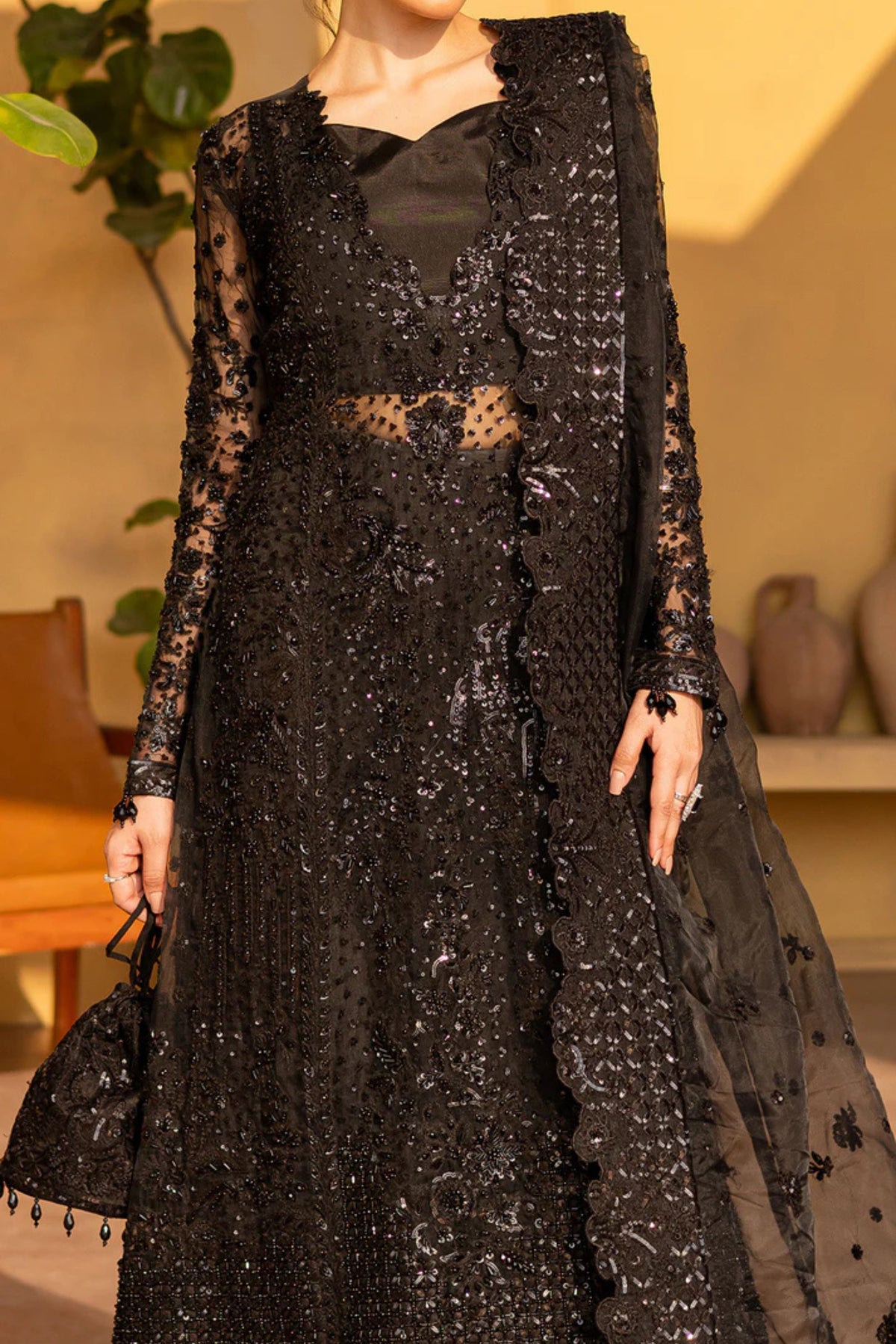 Exclusive Wedding Party Sharara Suit
