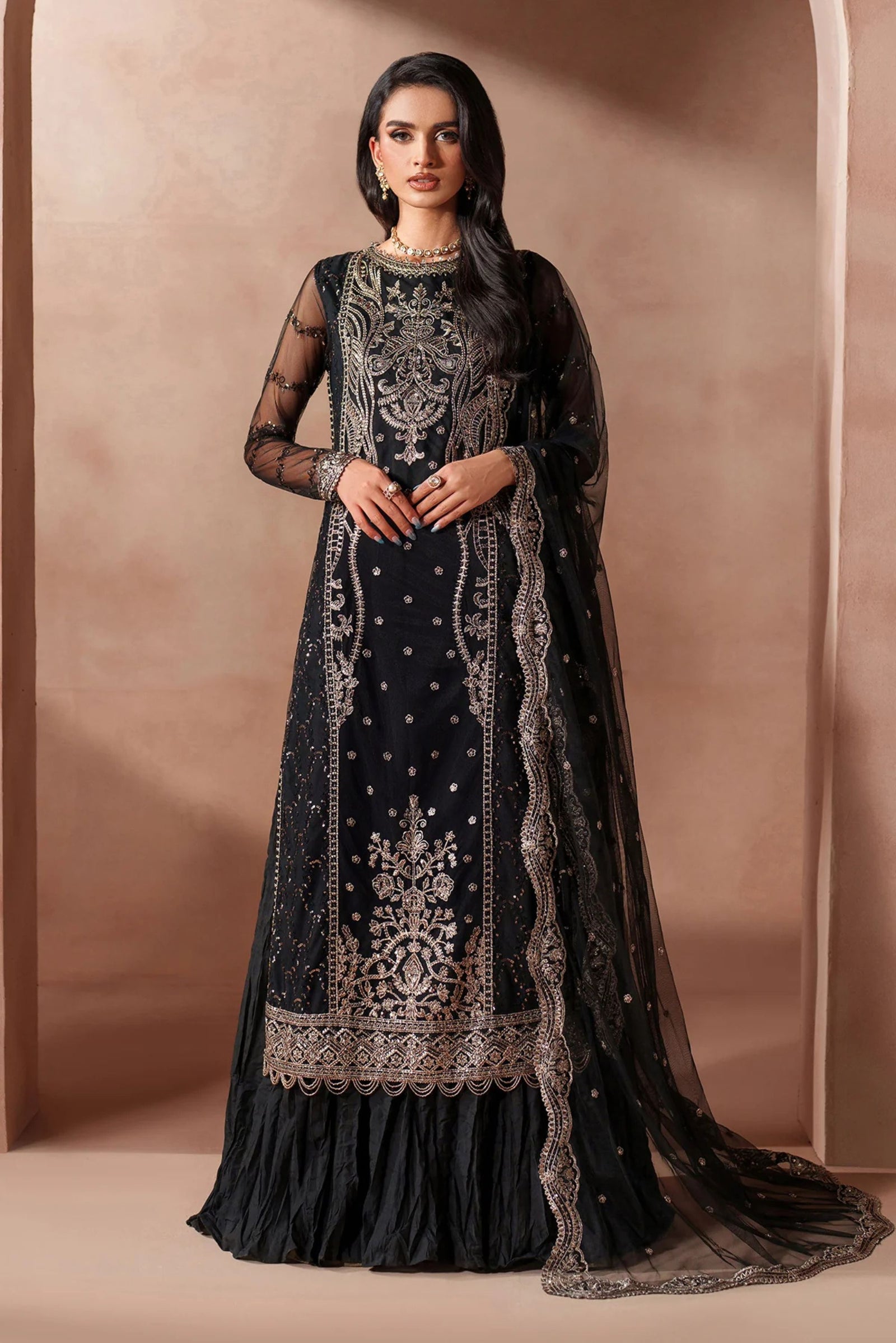 Pakistani Wedding Sharara Suits For Ladies