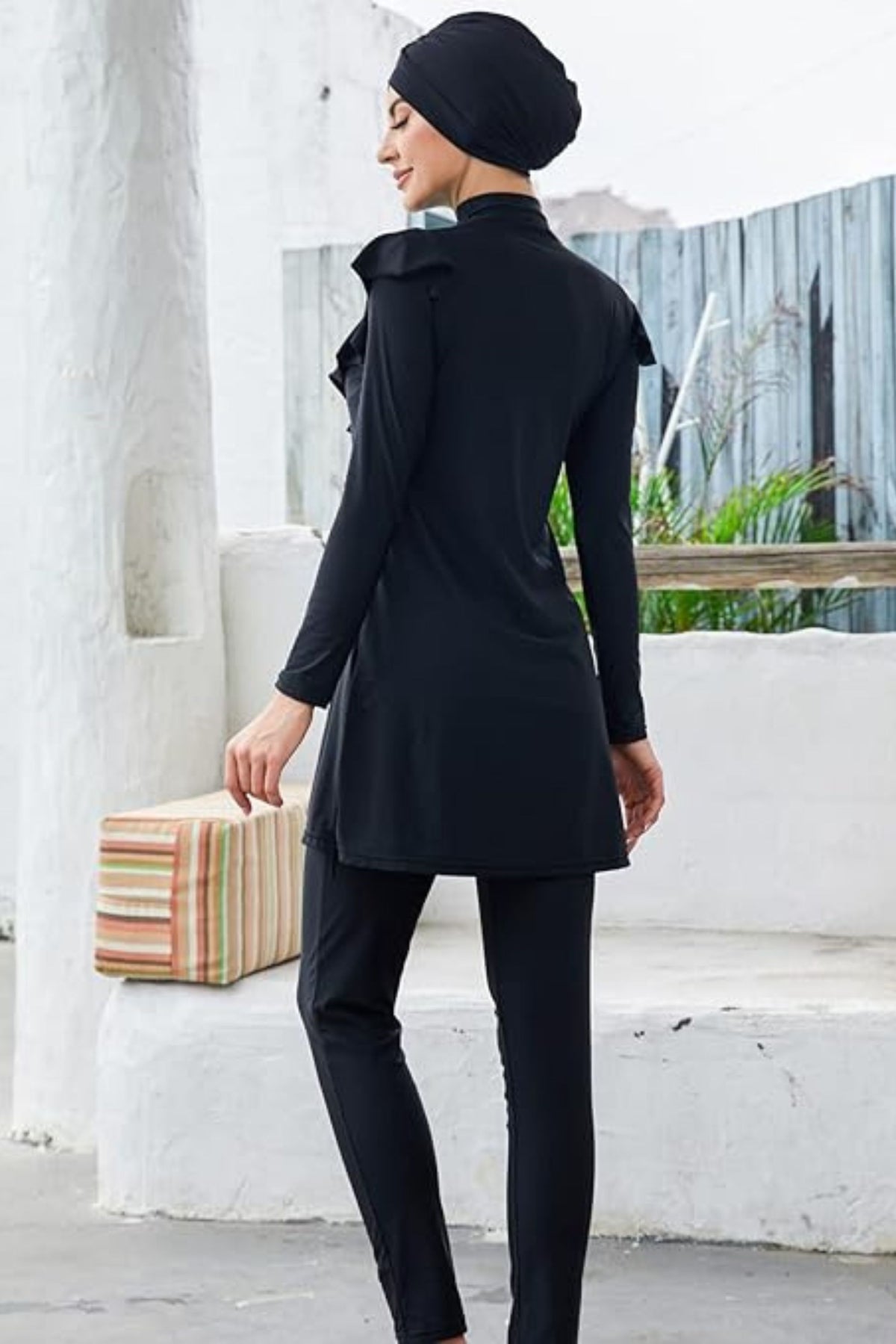 Women&#39;s Vacation Burkini Swim Suit