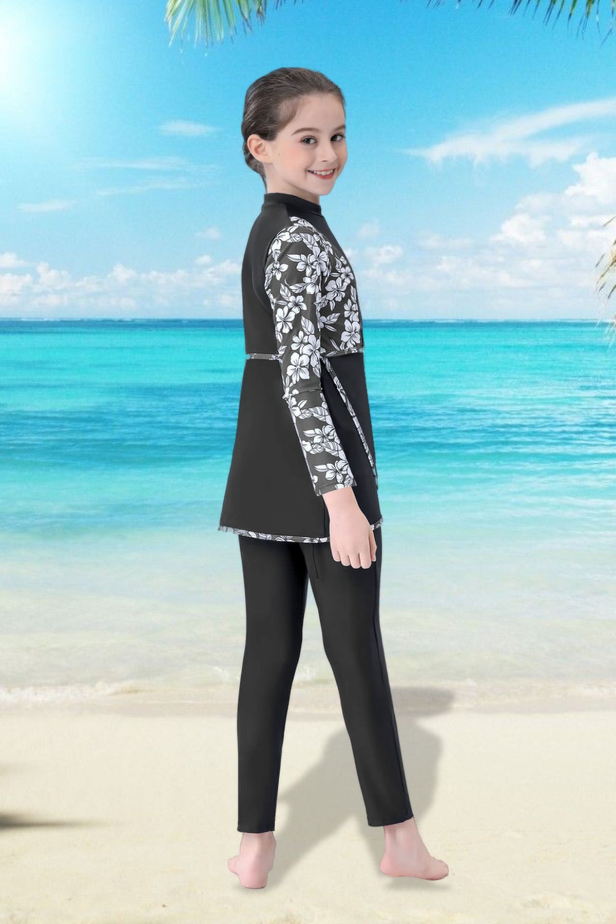 Girls’ Stylish Swim Suit