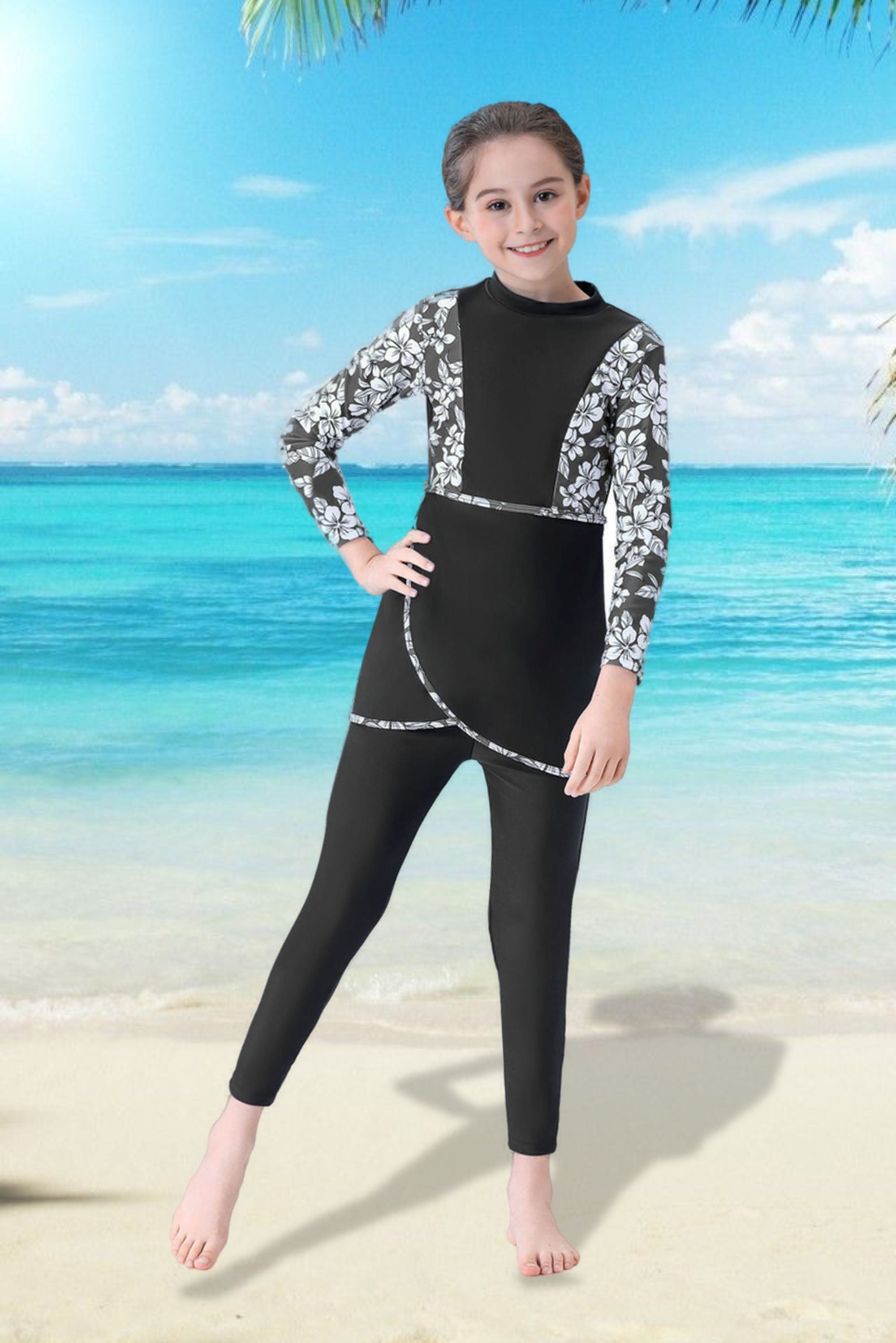 Girls’ Stylish Swim Suit