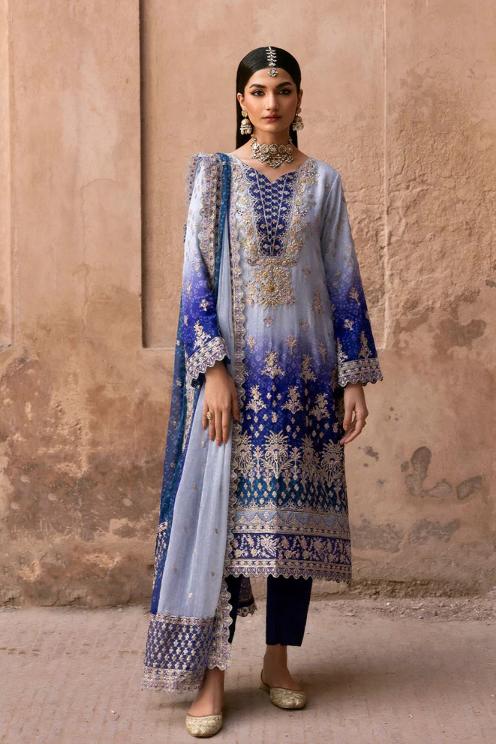 Pakistani Shade Dresses For Ladies