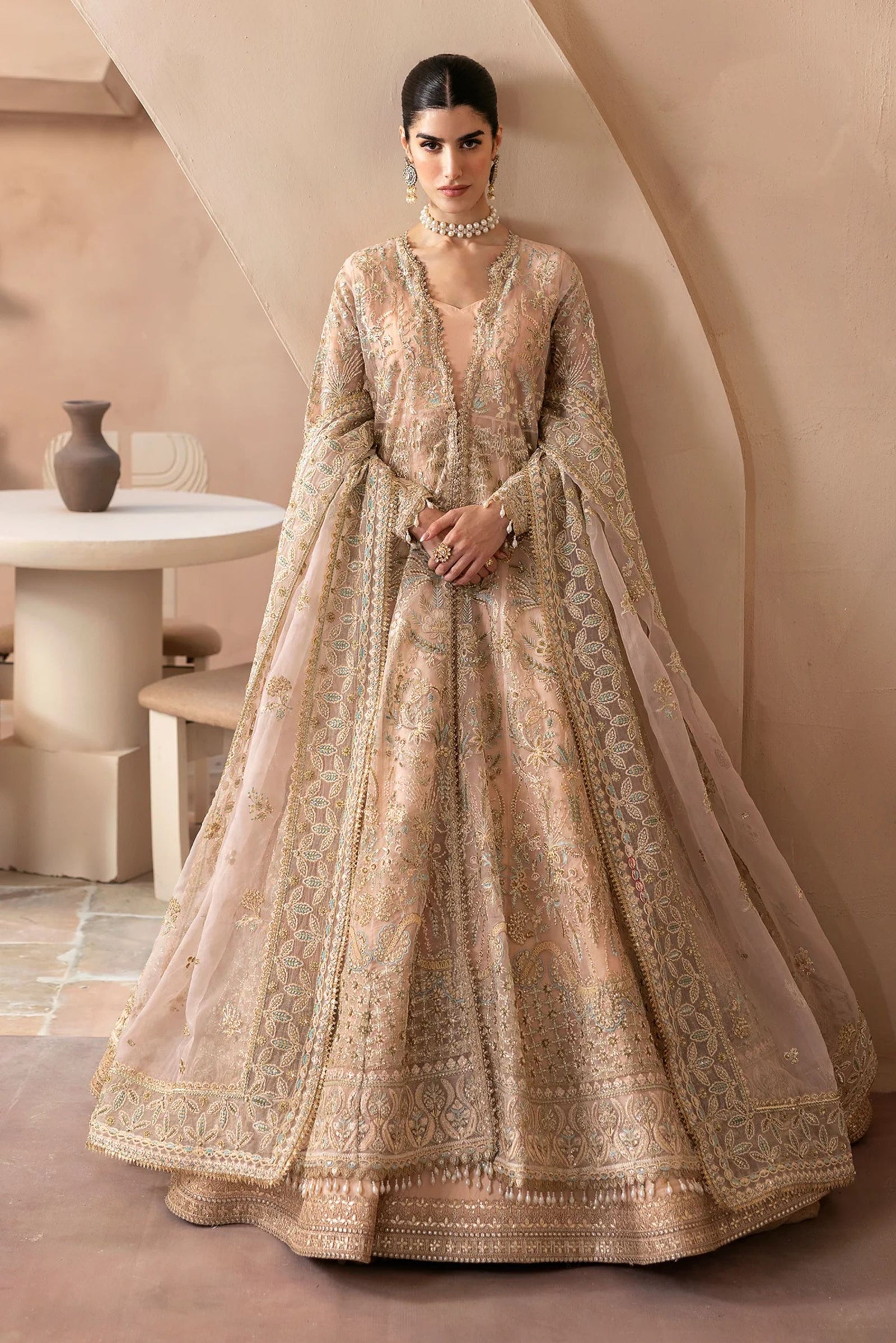 Pakistani wedding Anarkali dresses