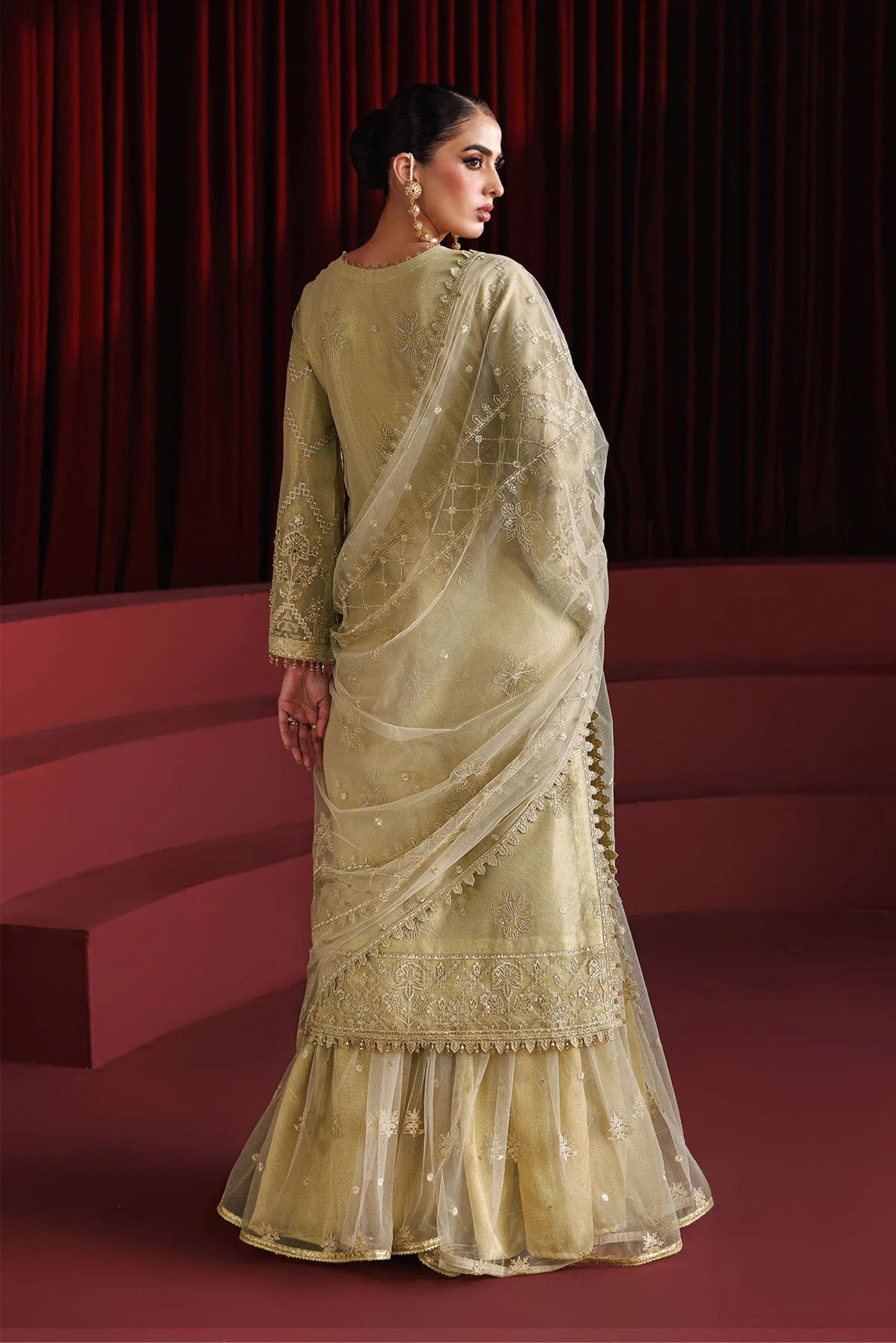 Modern yellow haldi sharara set – ethnic fashion look