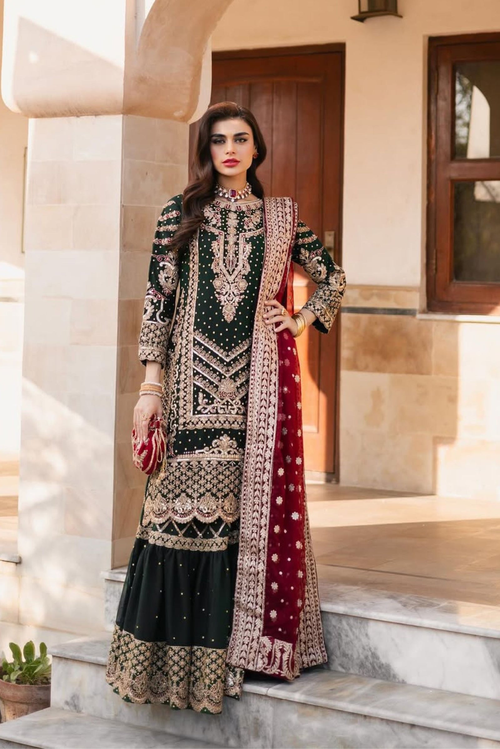 Mehndi Wear Bridal Outfits