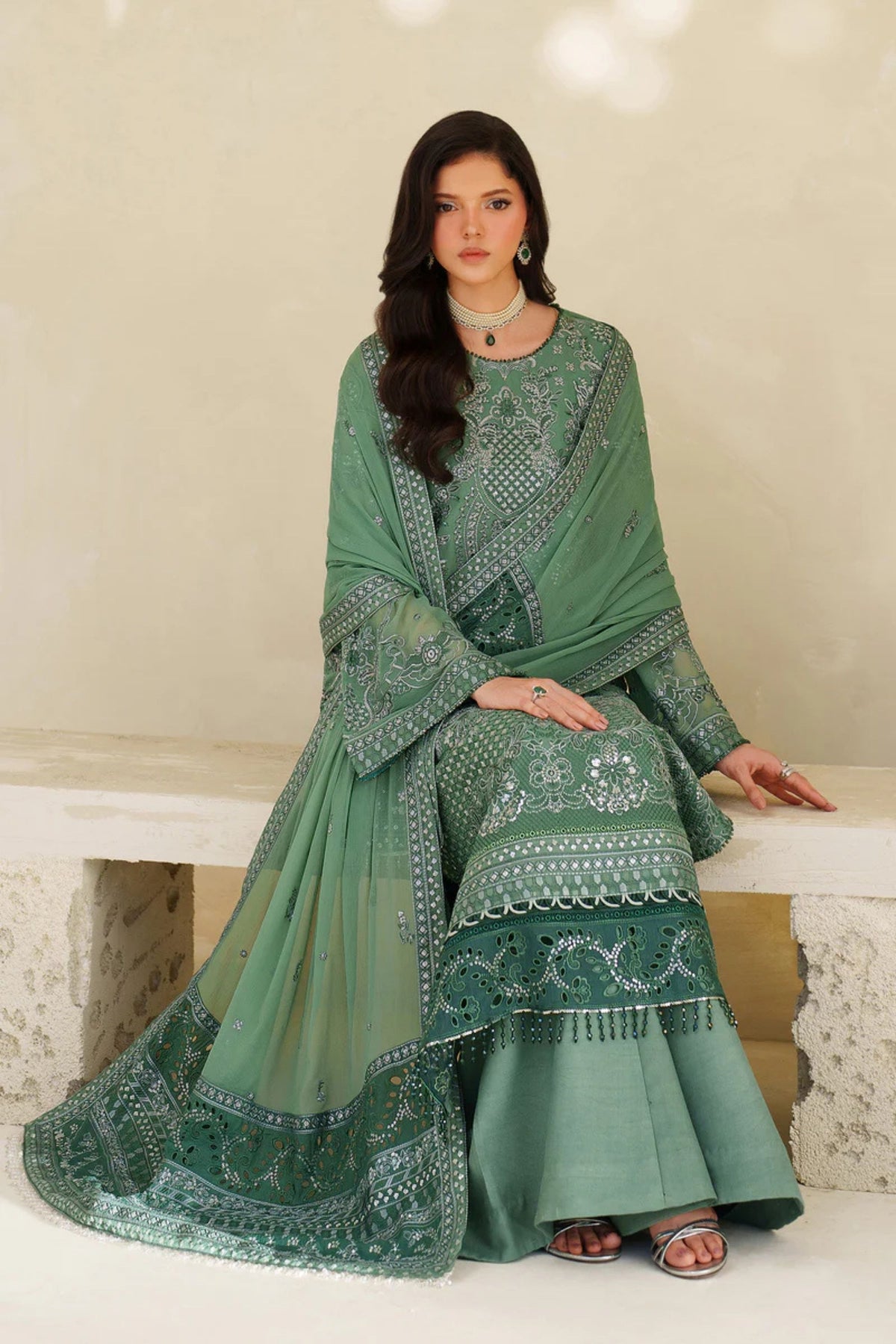 Pakistani Chiffon Salwar Kameez