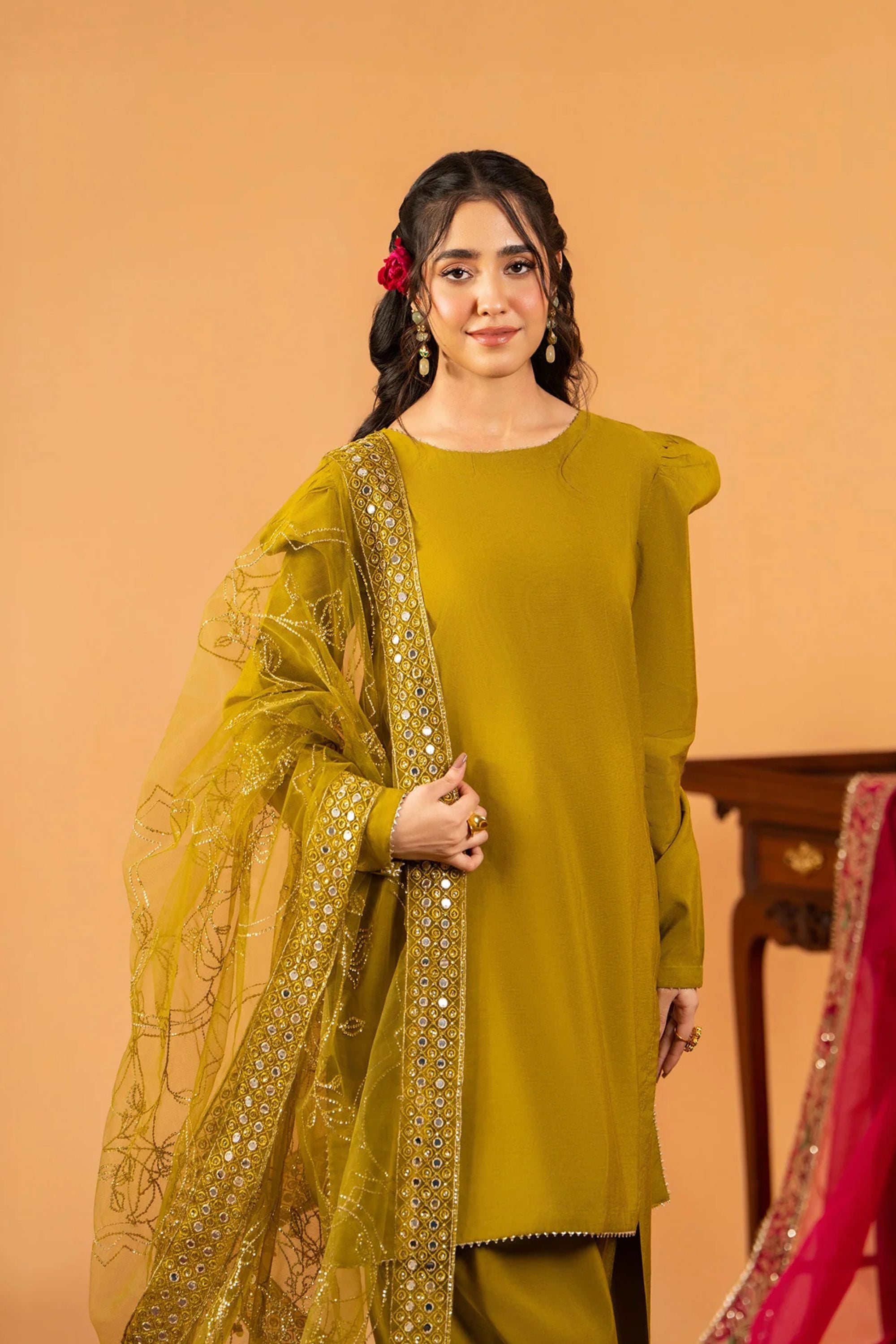 Mehndi Wear Salwar Kameez