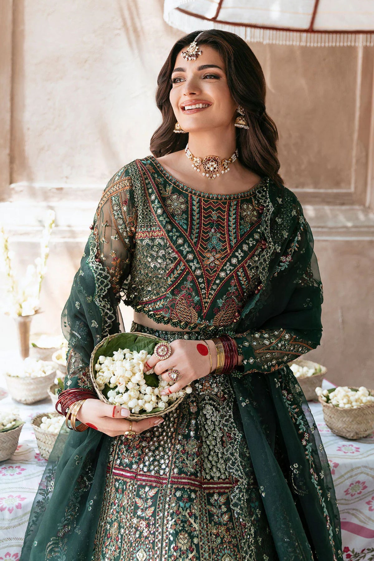 Pakistani Mehndi Night Outfit In UK