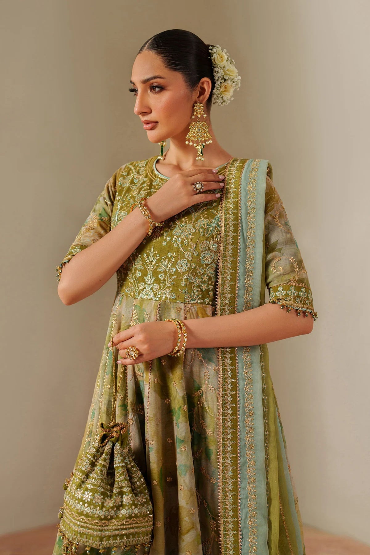 Pakistani Wedding Anarkali Dresses UK