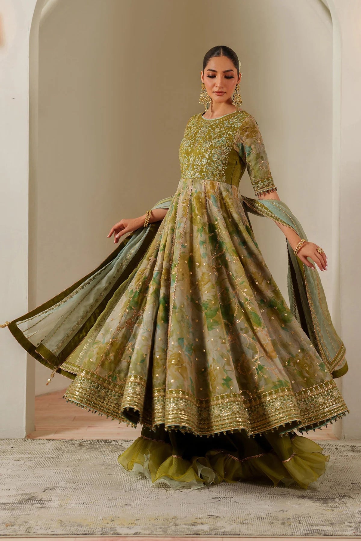 Pakistani Wedding Anarkali Dresses UK