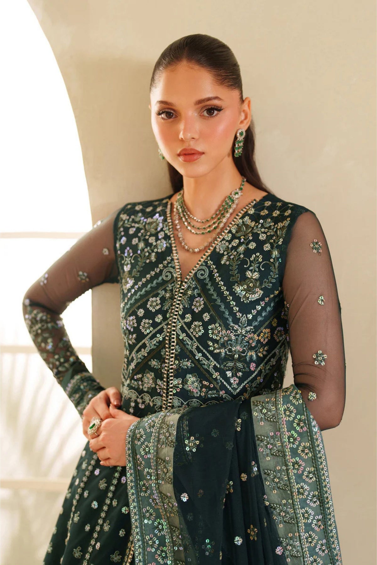 traditional Pakistani wedding outfit