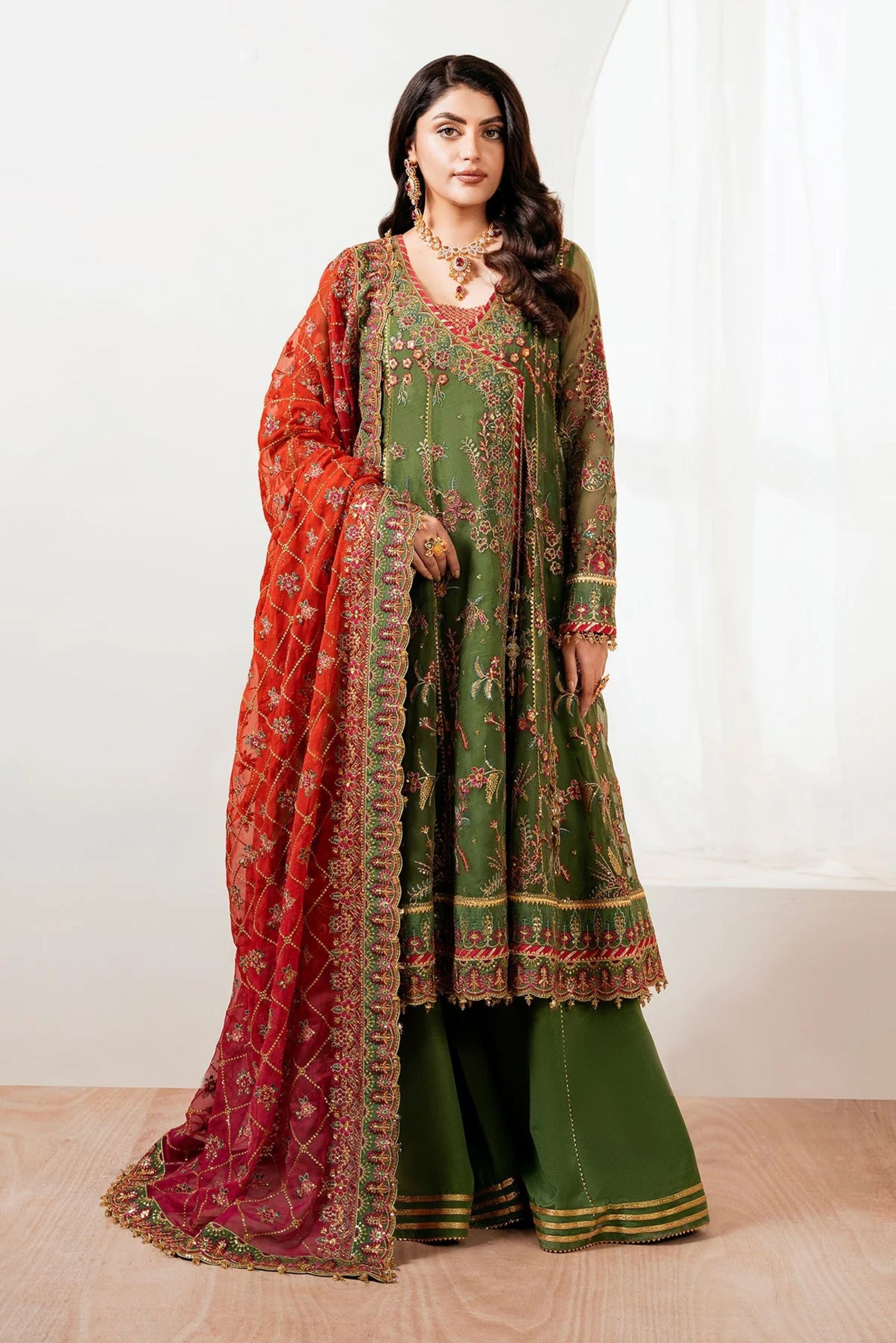 Pakistani Mehndi Night Outfit