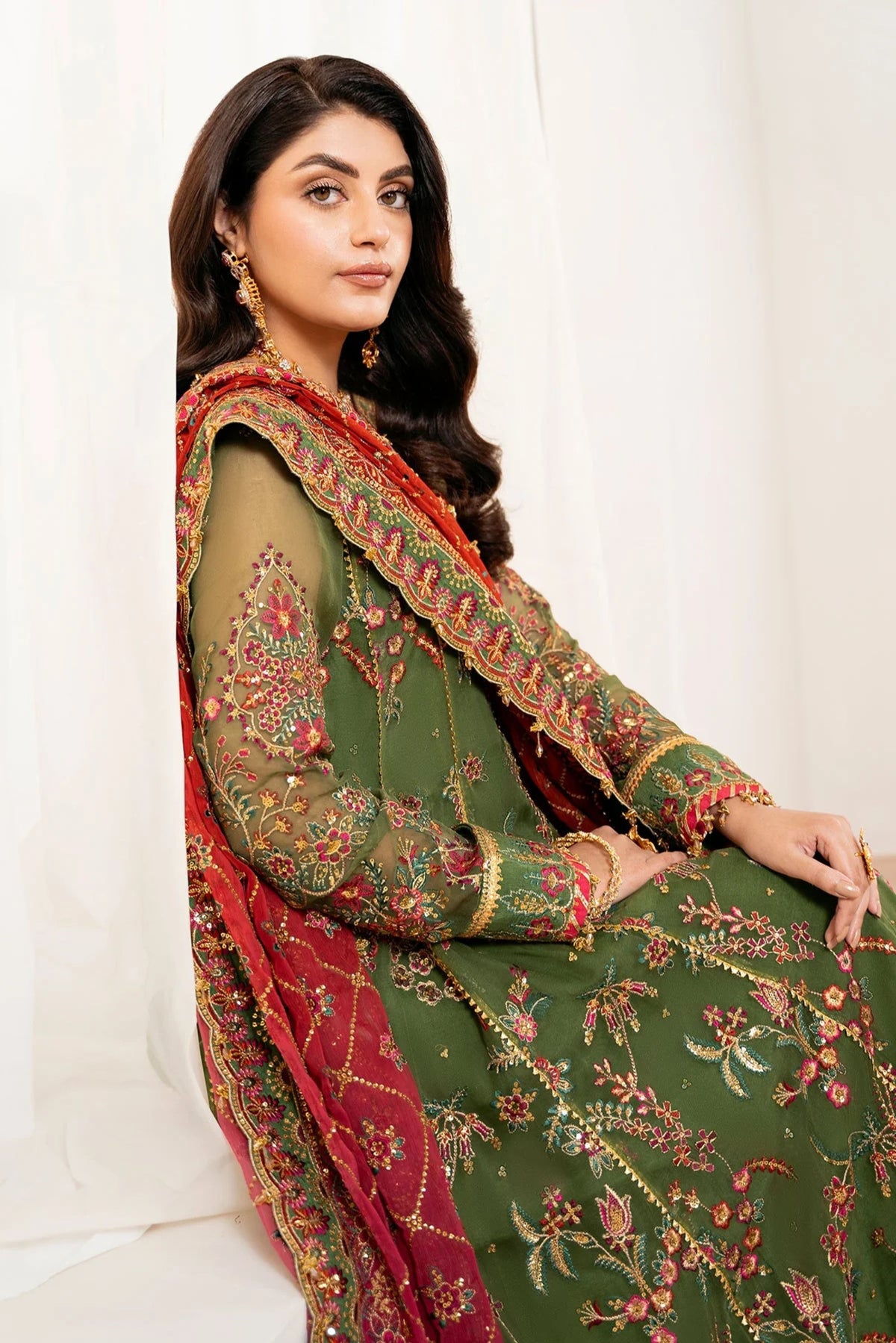 Pakistani Mehndi Night Outfit
