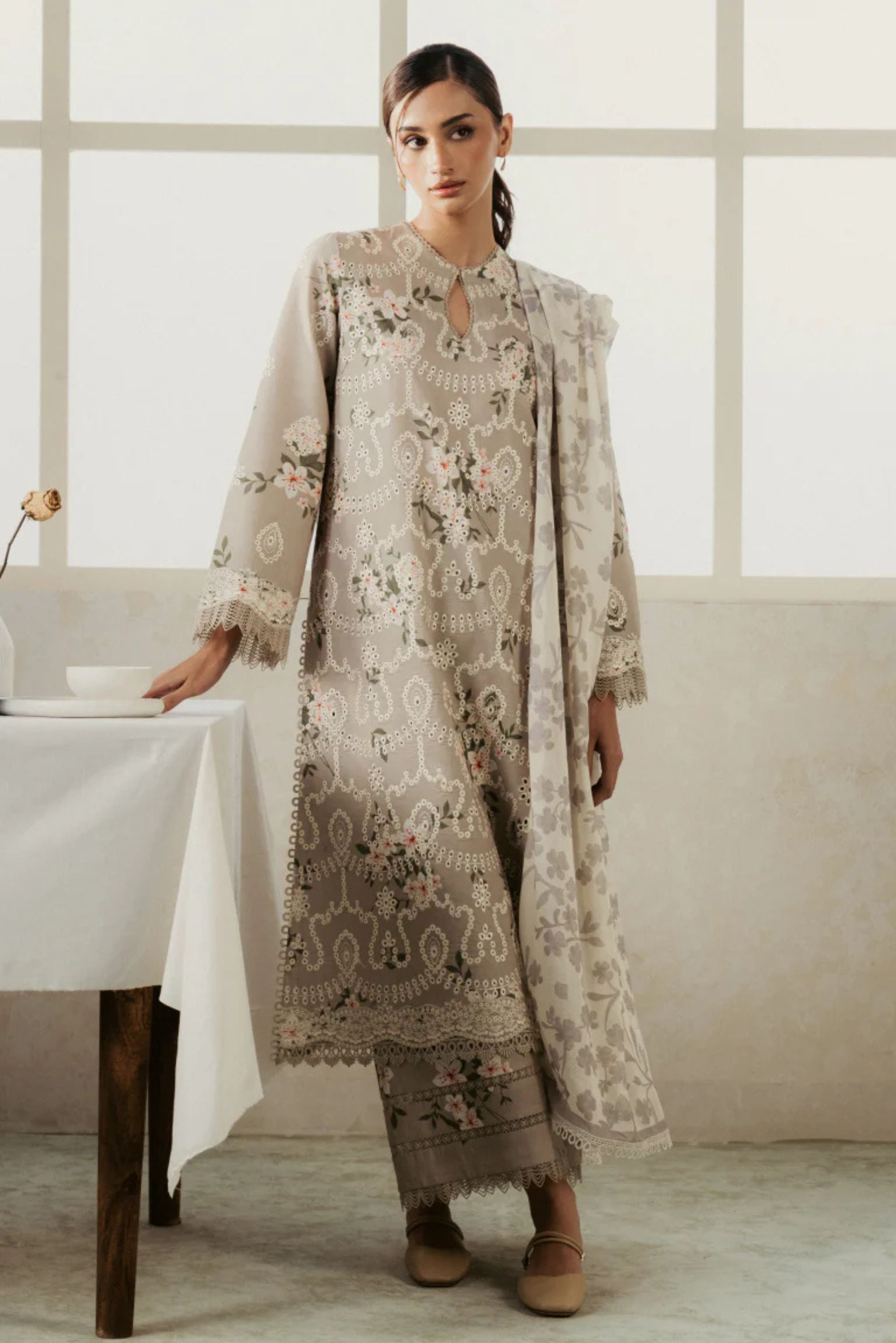 Latest Pakistani Semi Formal Suits 2025