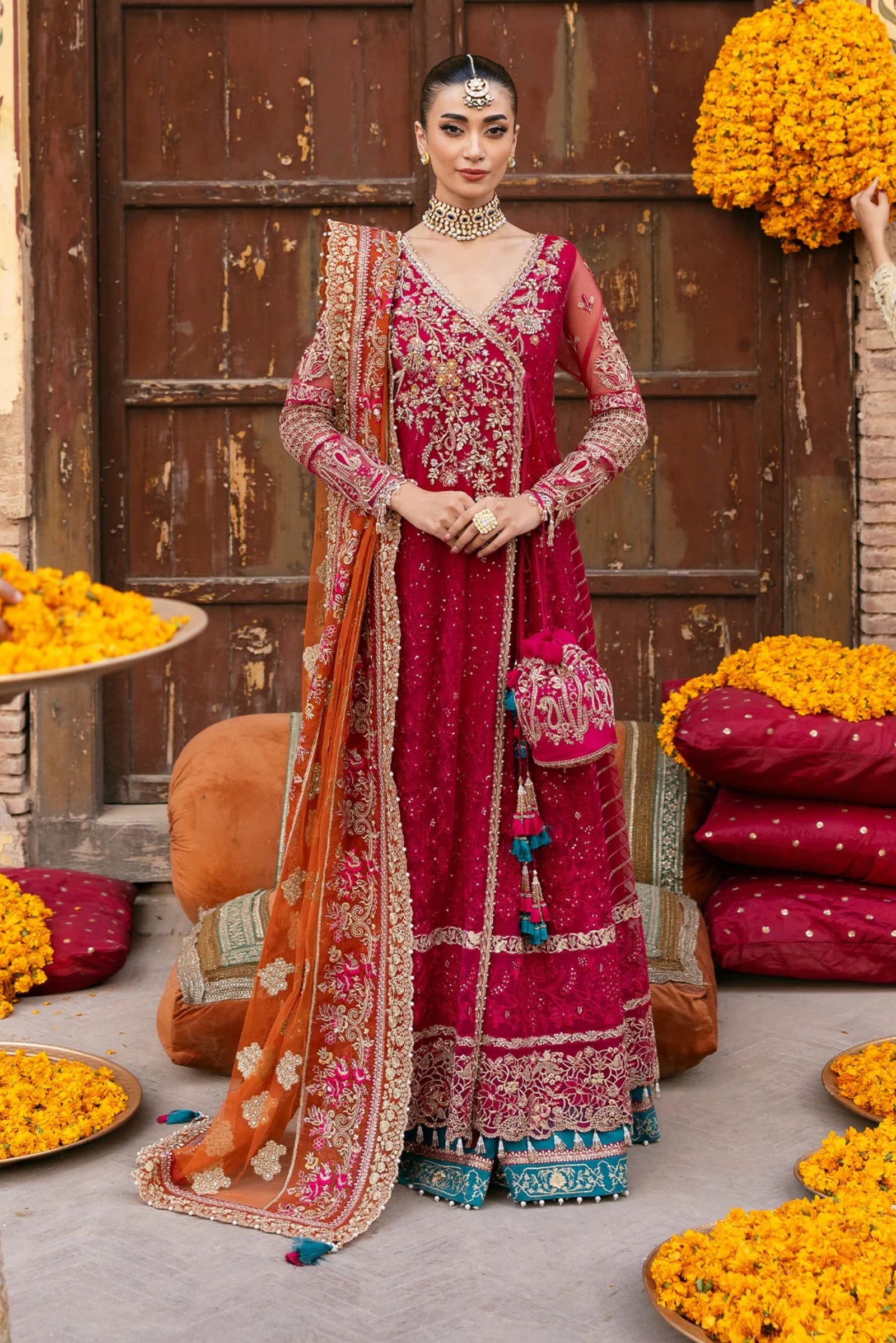 Pakistani Mehndi Night Outfit