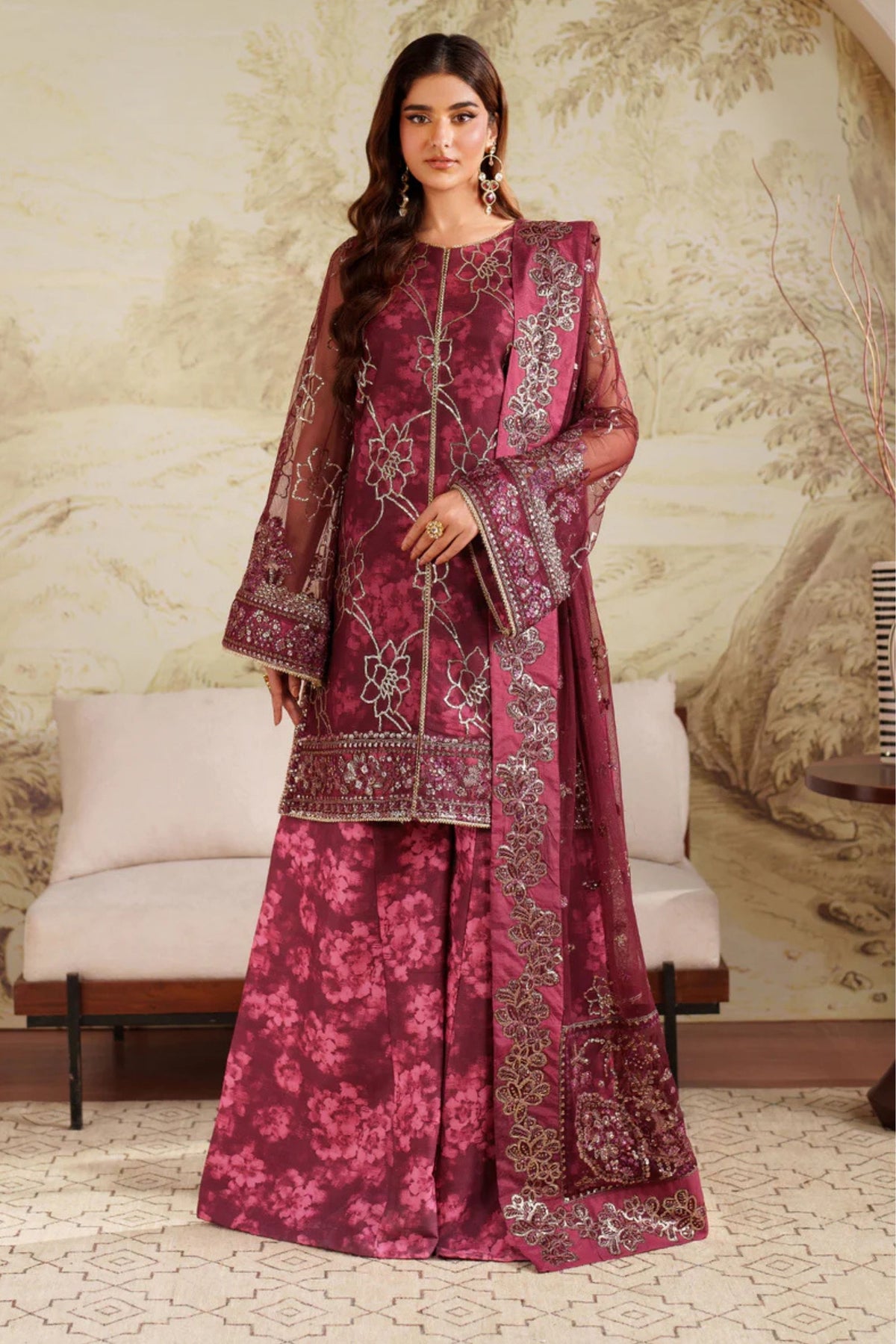 Pakistani Wedding Sharara Suits USA