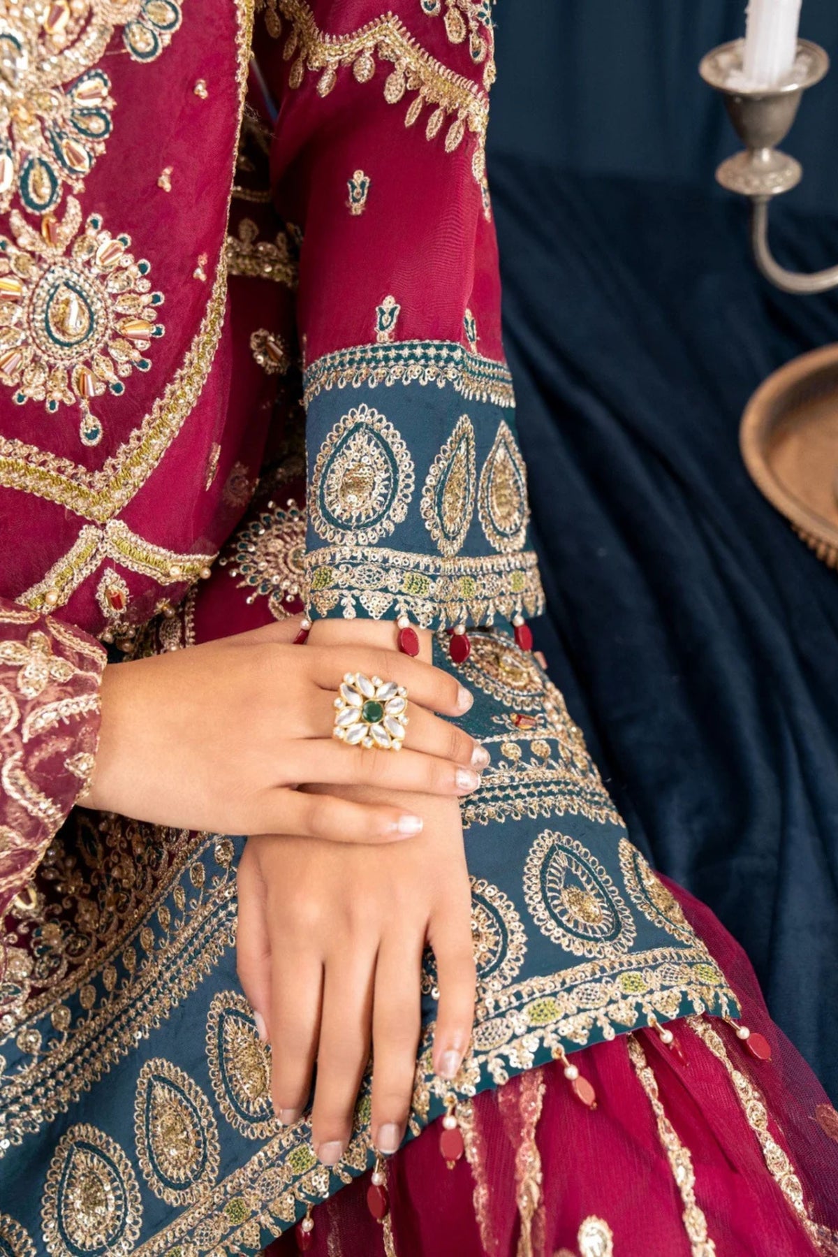 Pakistani Sangeet Night Gharara Outfit In Australia