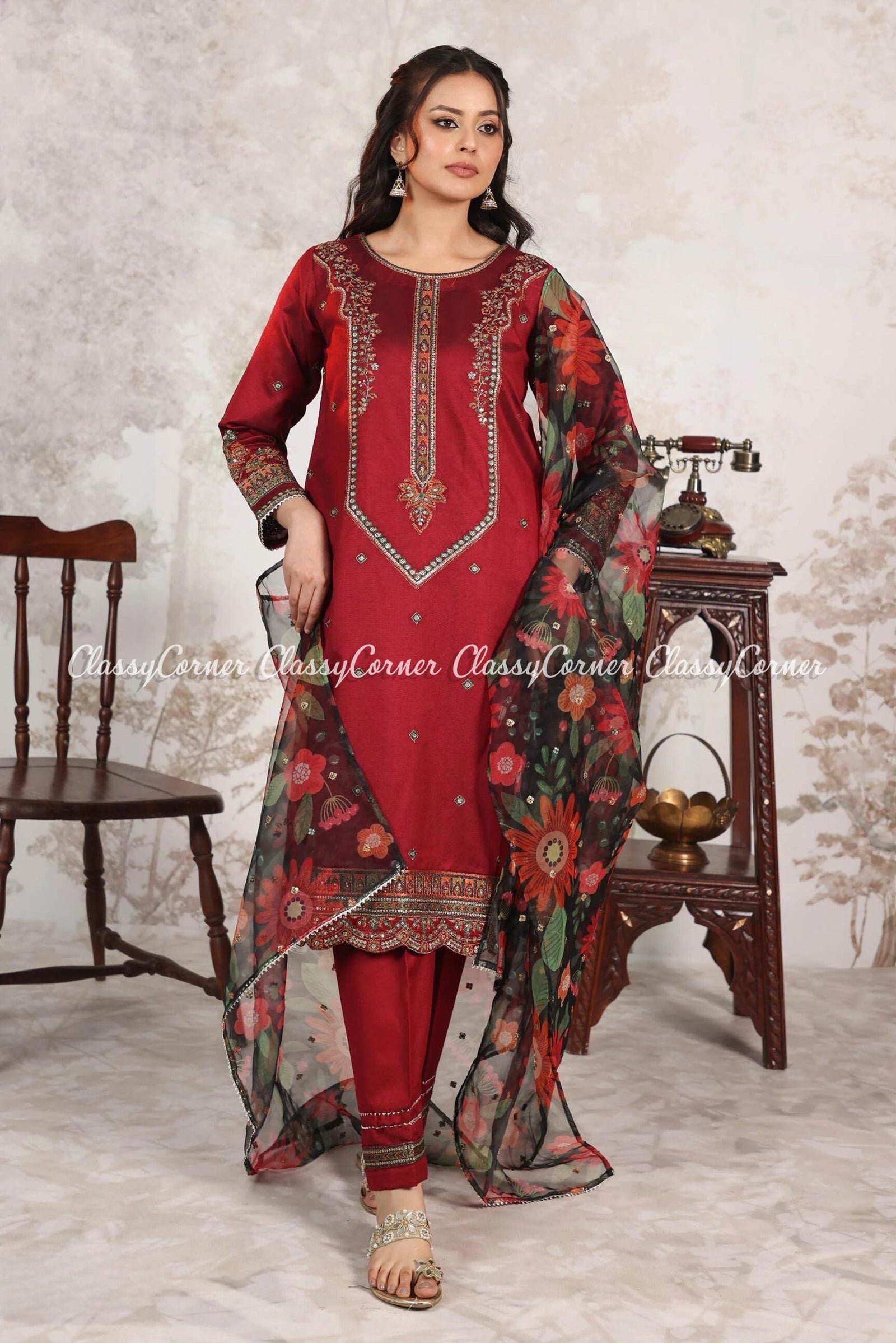 women's formal wear for pakistani wedding 