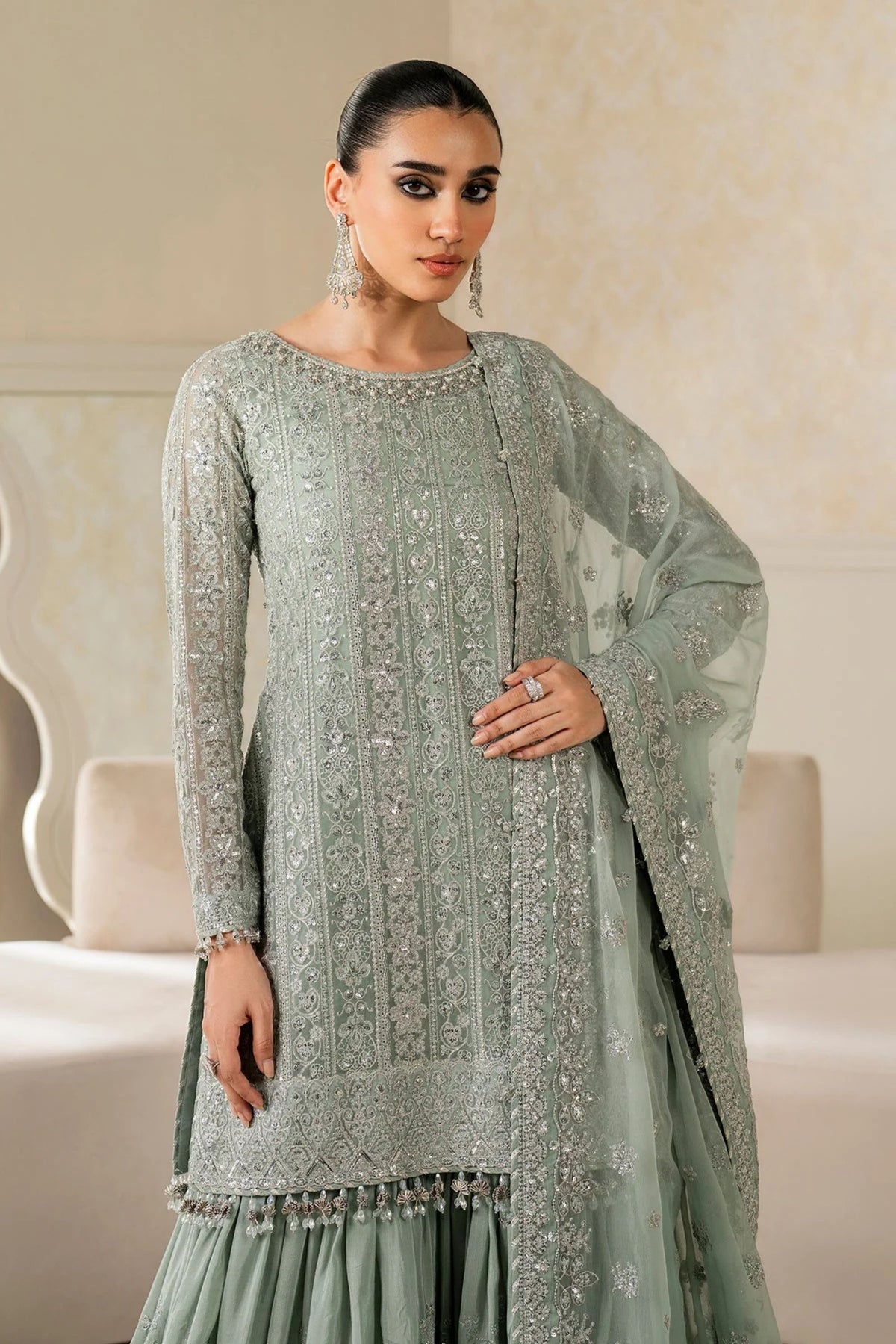 Trendy Pakistani Wedding Gharara Suits