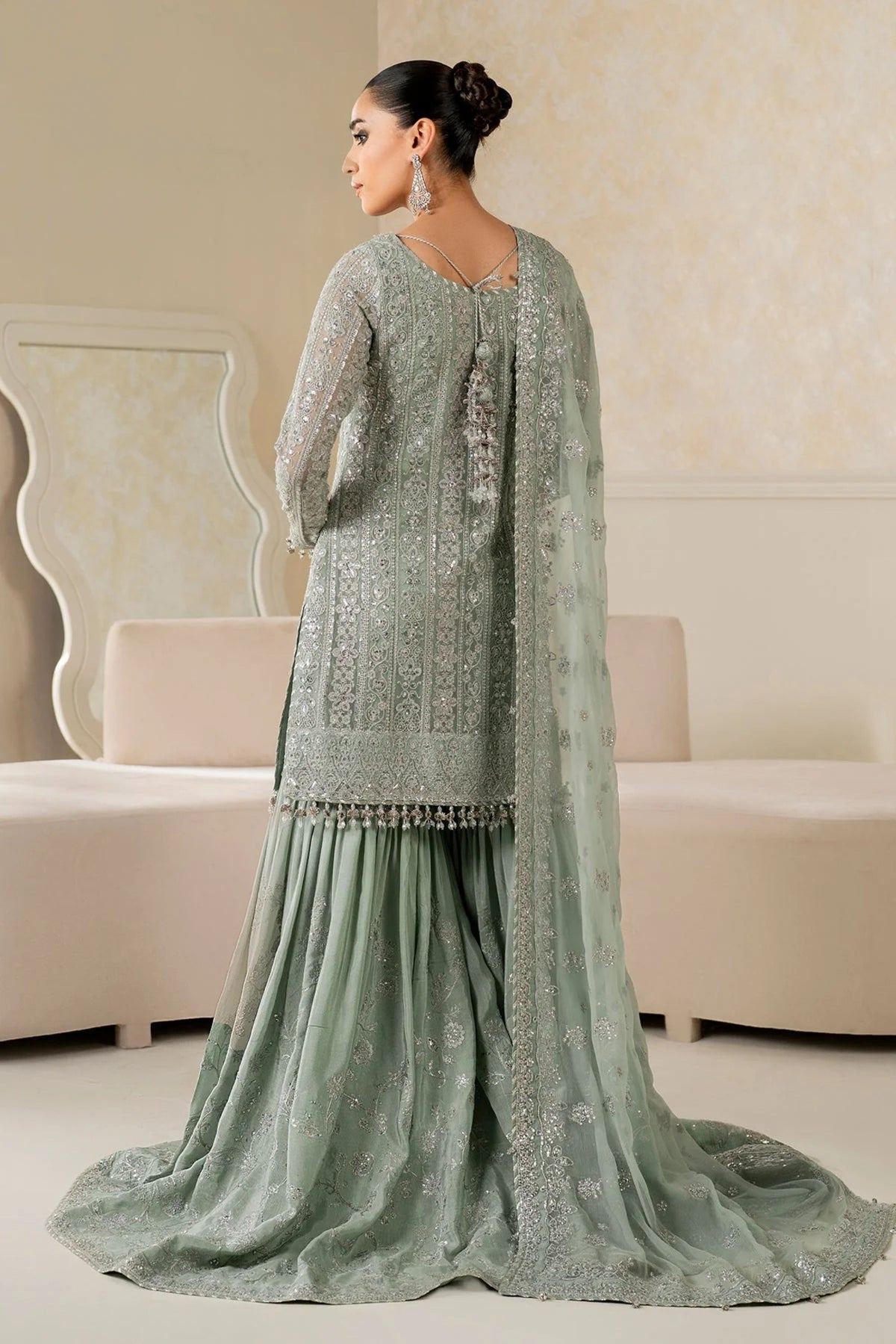 Trendy Pakistani Wedding Gharara Suits
