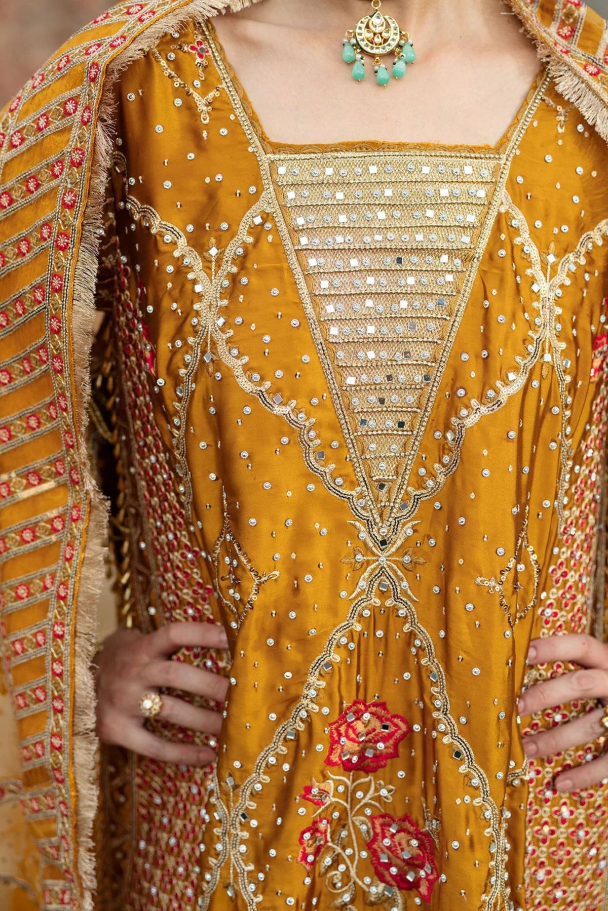 Pakistani Mehndi Night Outfit Melbourne