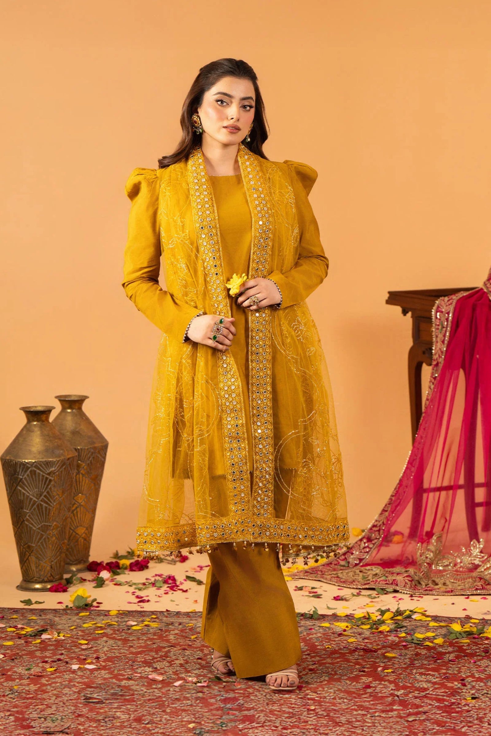 Mehndi Wear Salwar Kameez