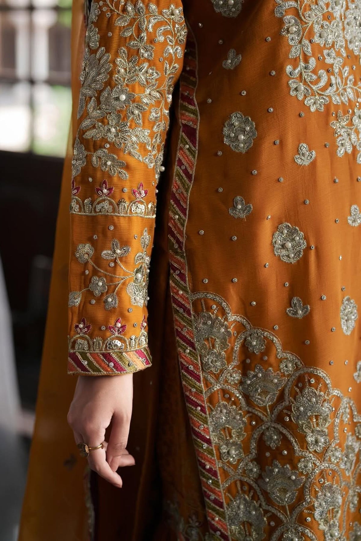 Pakistani Wedding Haldi Wear Gharara