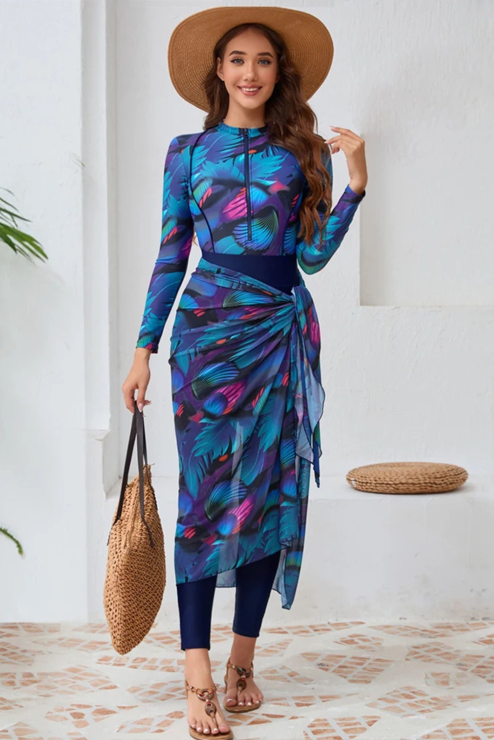 Islamic Women's Burkini Swimwear