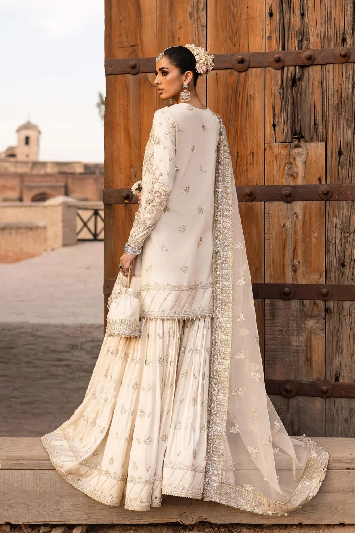 Pakistani Bridal Gharara Suit For Wedding