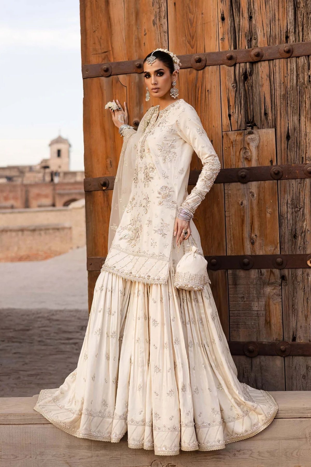 Pakistani Bridal Gharara Suit For Wedding