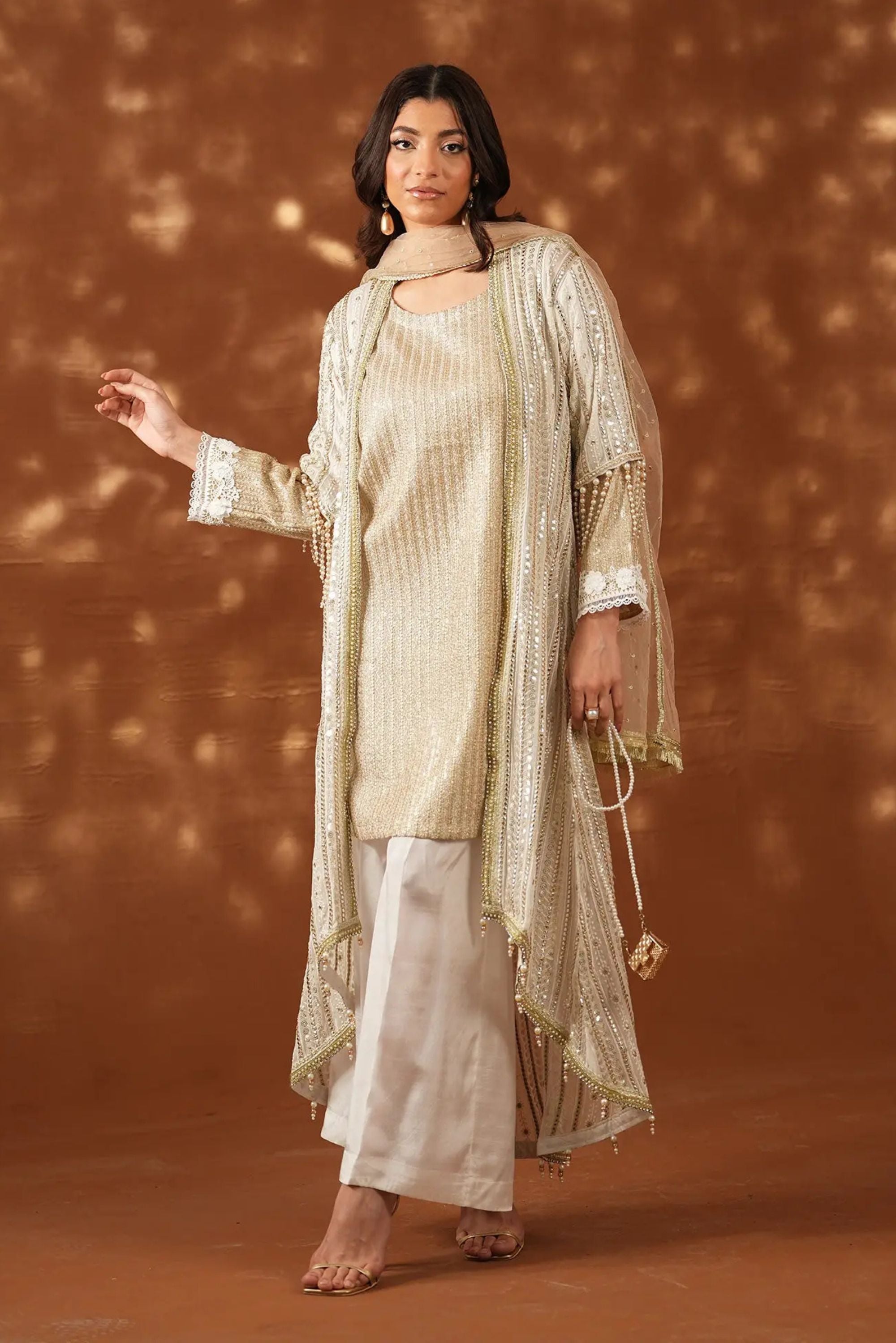 Bangladeshi Chiffon Reception Dress Sunnybank