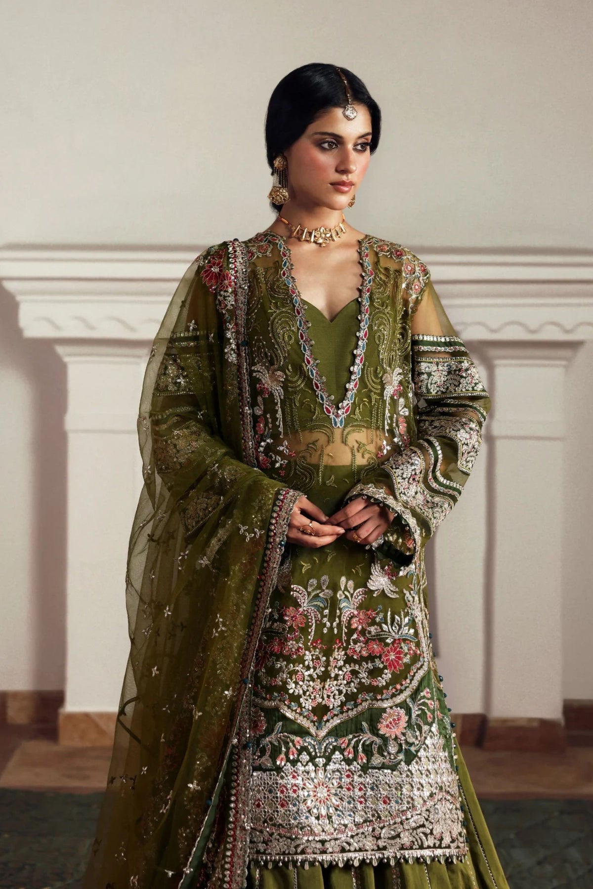 Pakistani Gharara Suit For Wedding 